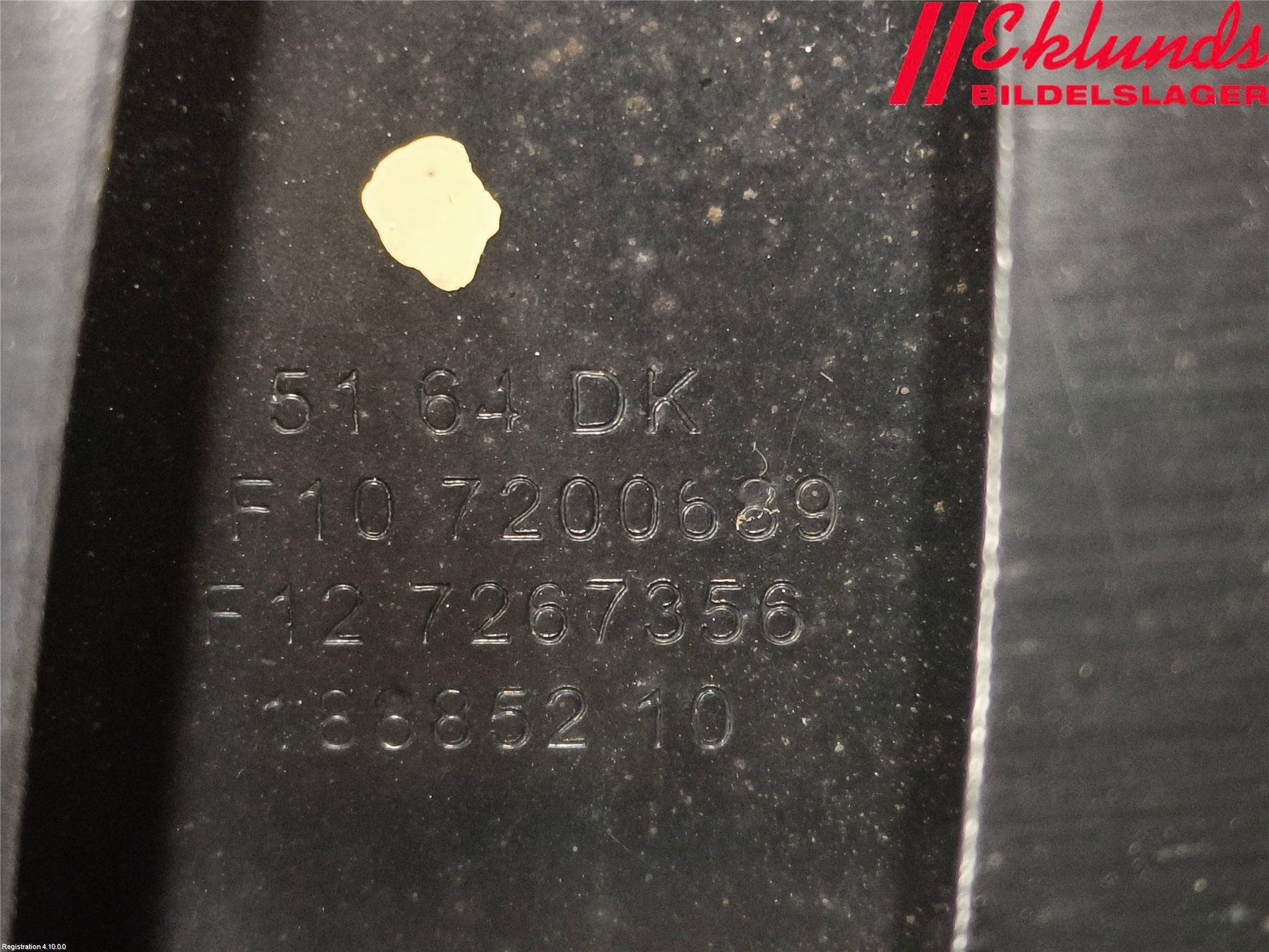 BMW 5 F10/F11/F18 09-17 Frontplåt