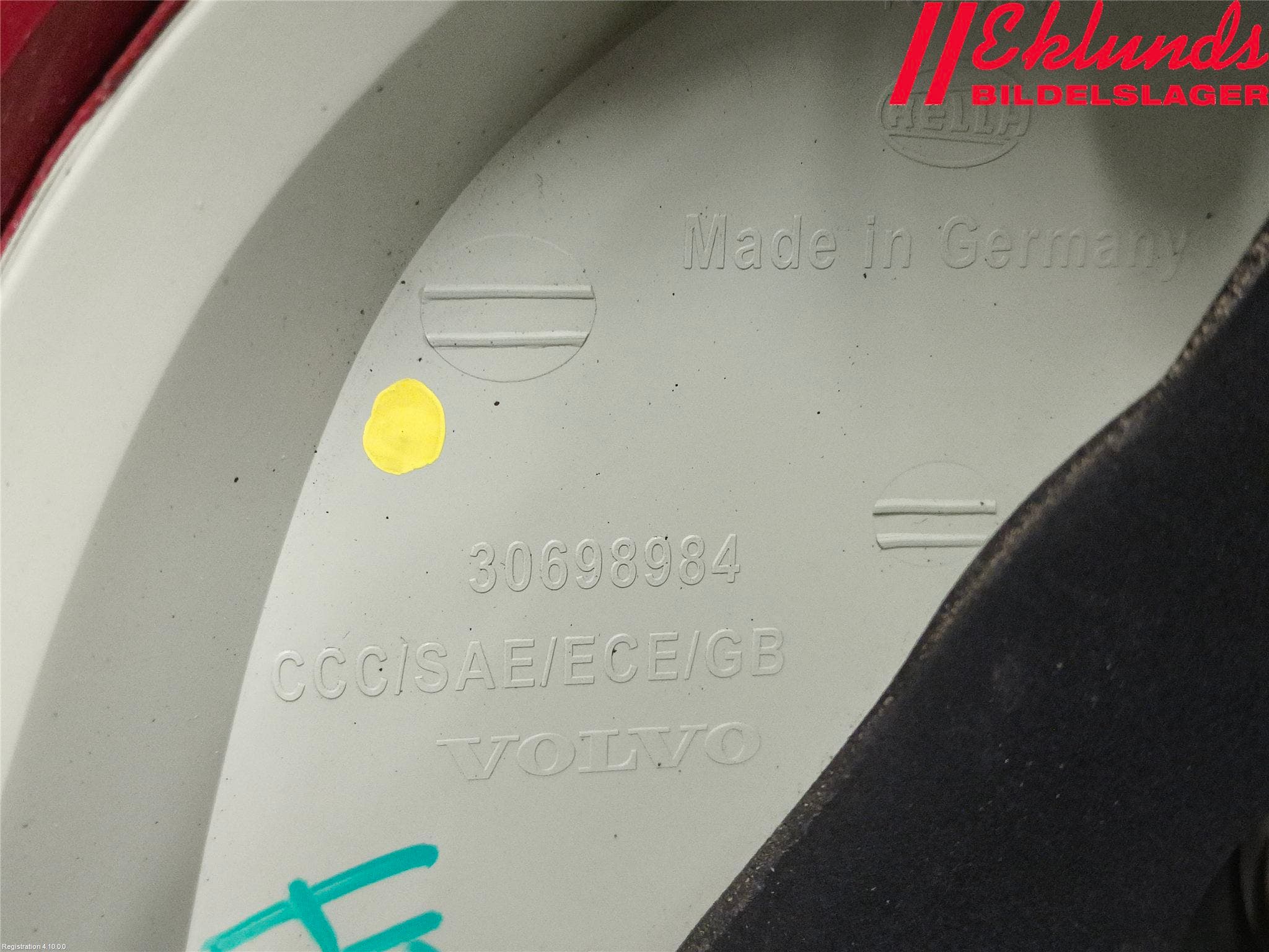 Volvo V70 08-13 Bakljus Höger