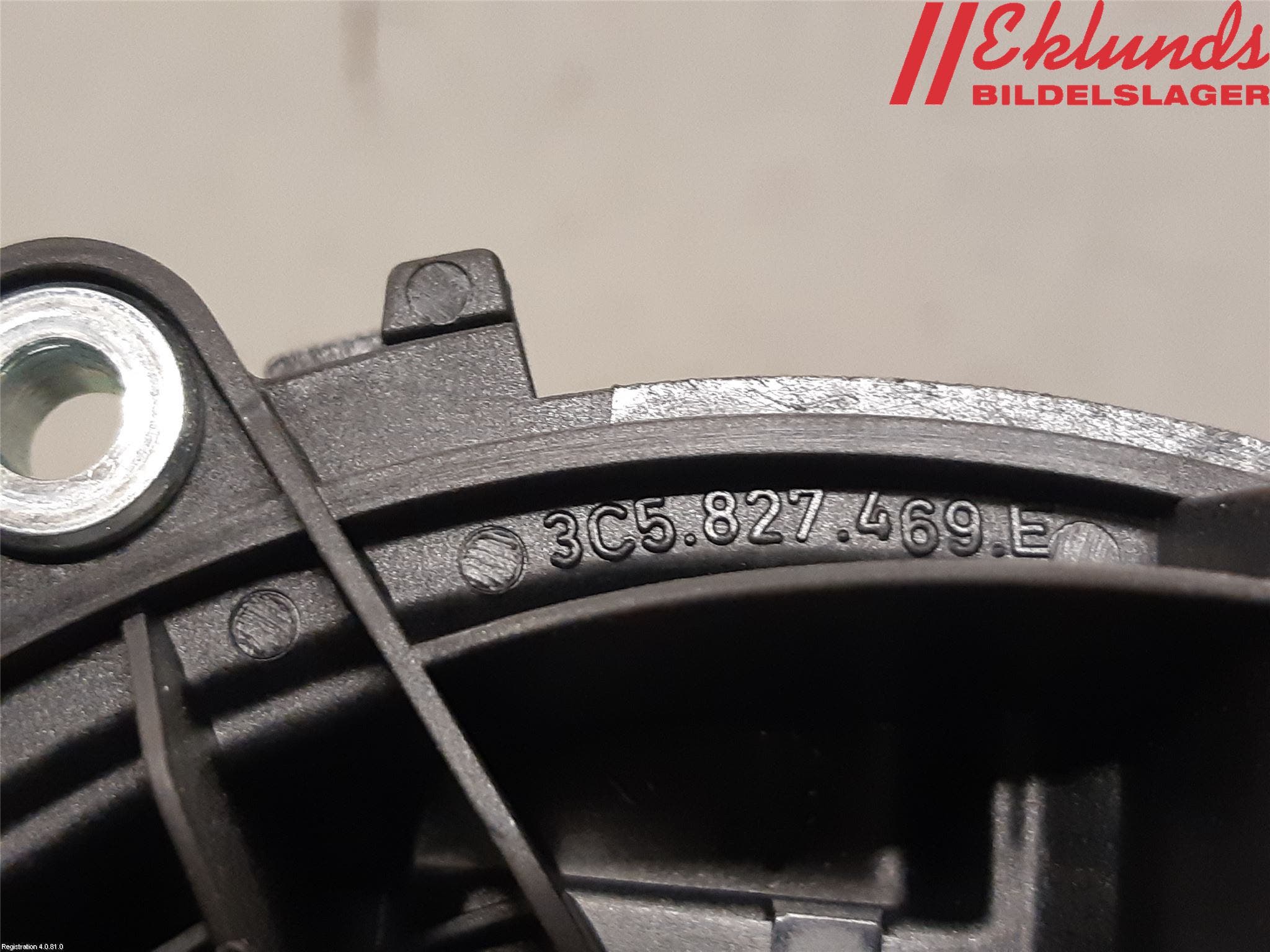 Volkswagen VW GOLF VI 09-13 Bakluckehandtag