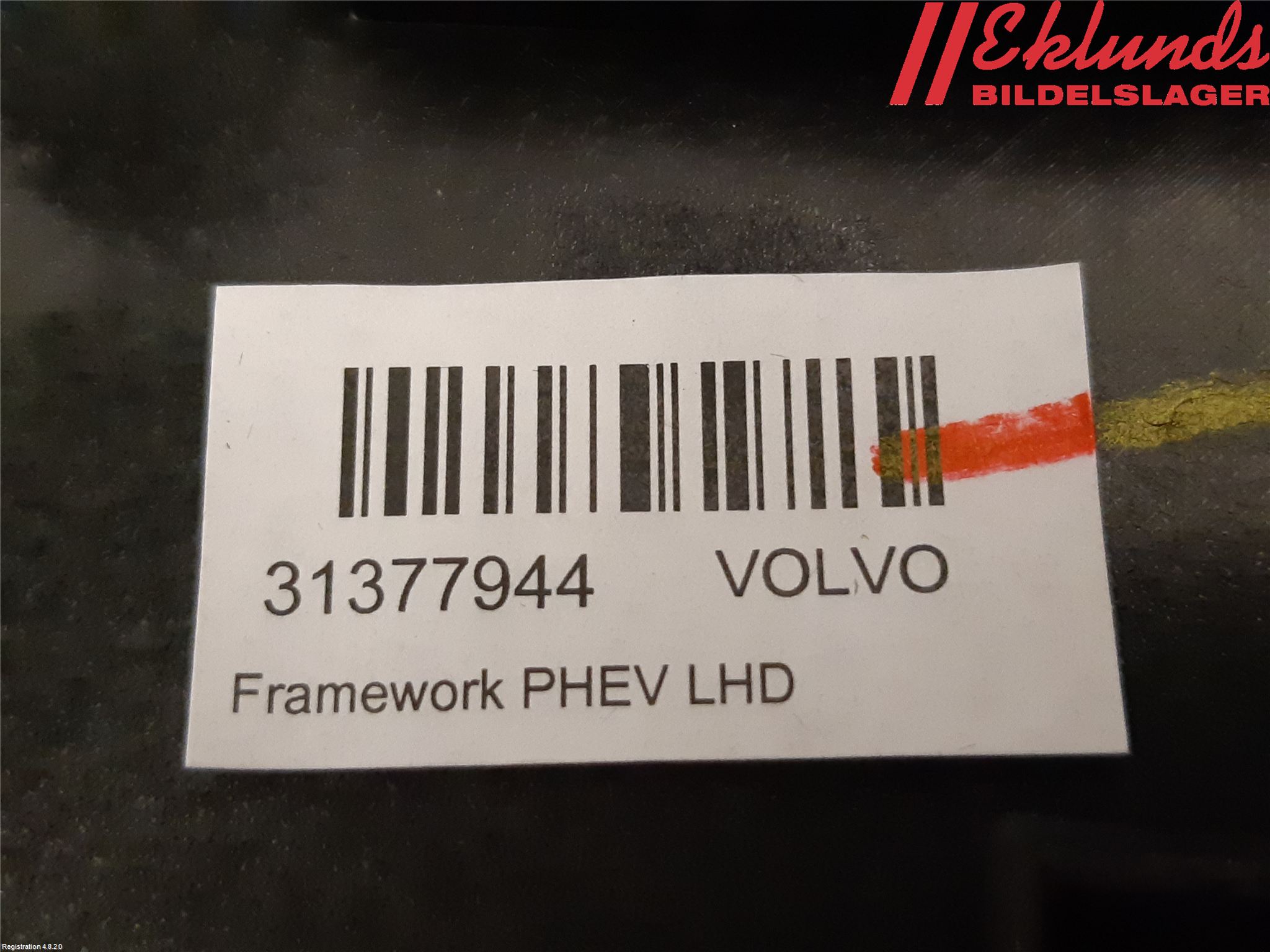 Volvo XC90/RECHARGE 16- Inr Tunnelfack