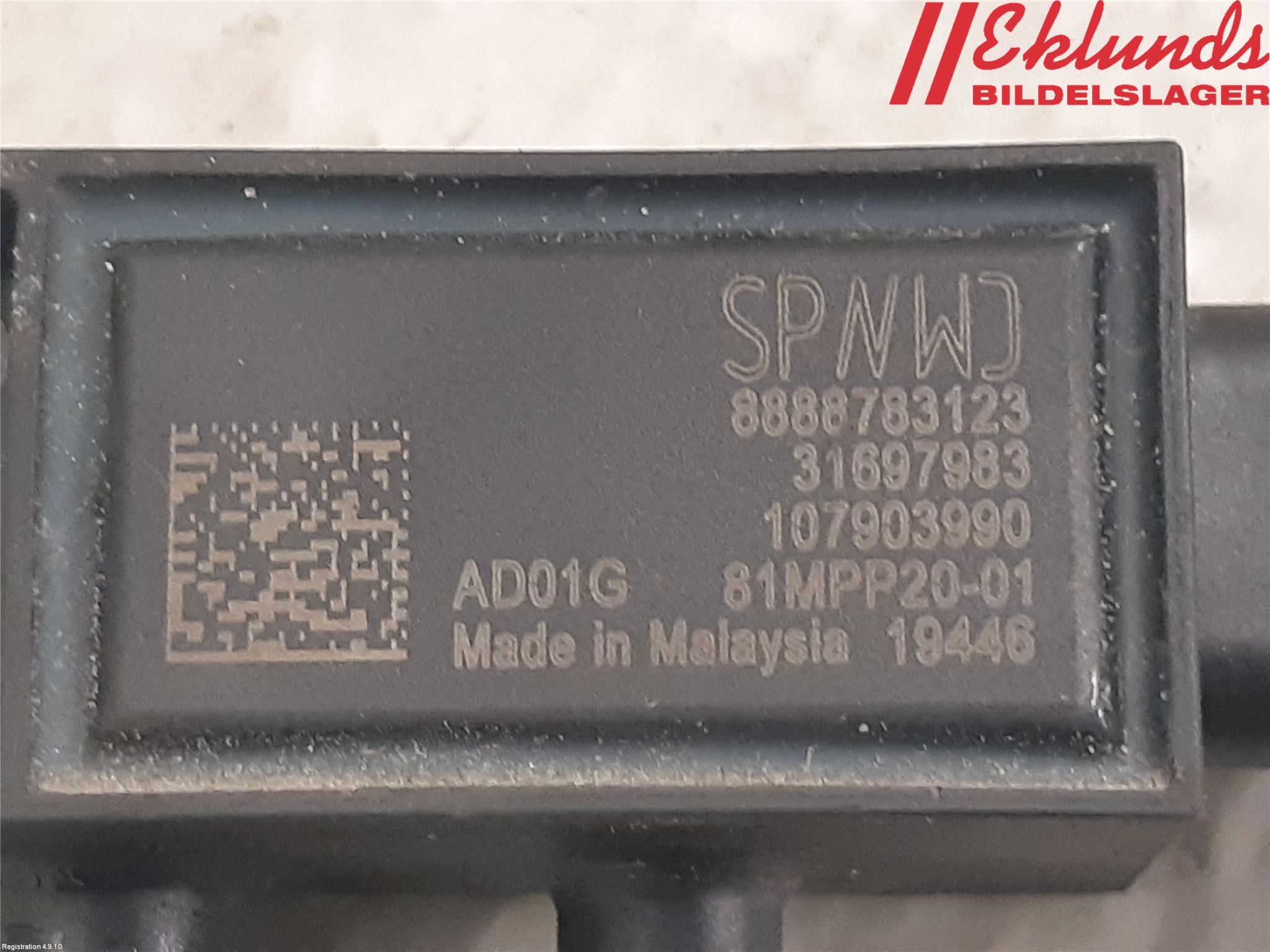 Volvo XC40/RECHARGE 18- Givare Temp-Tryck Avgas