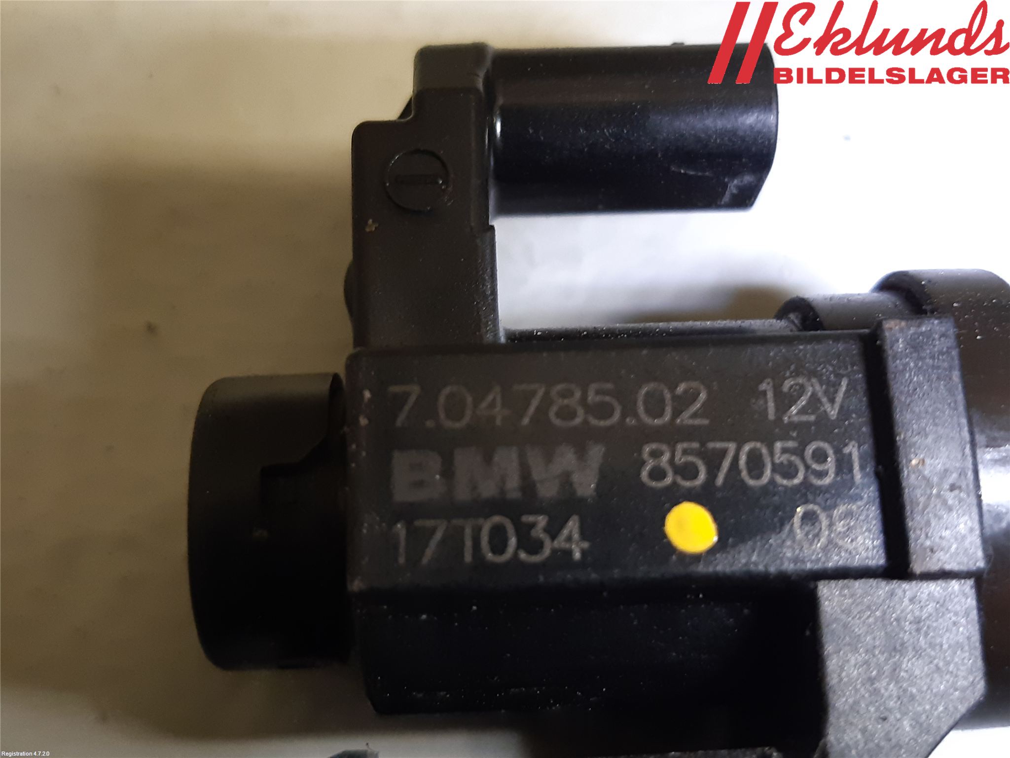 BMW 1 F20/F21 11-19 Vakuumventil