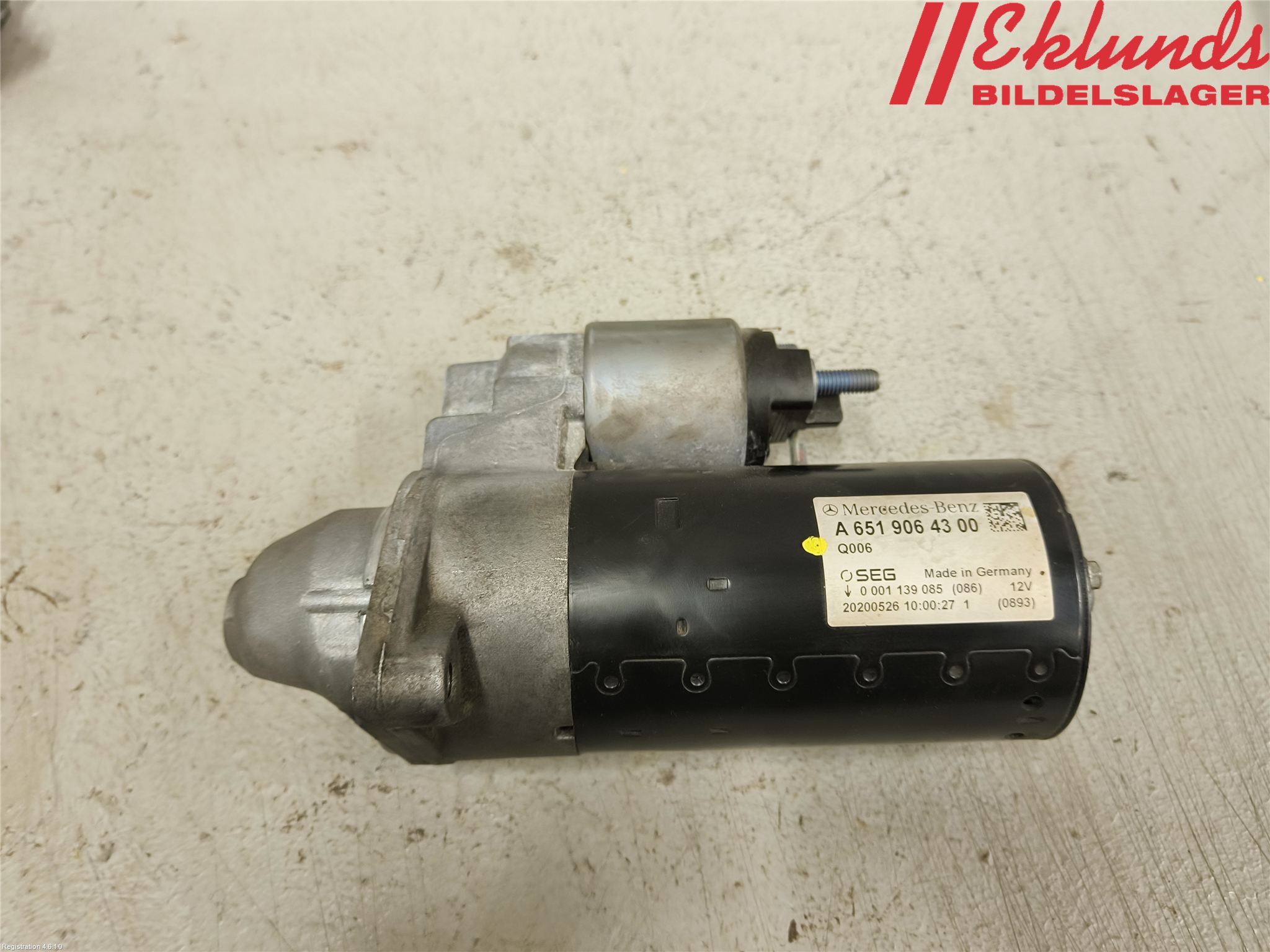 Mercedes-Benz MB VITO/V-KLASS (W640,W447,W448) 14- Startmotor Diesel