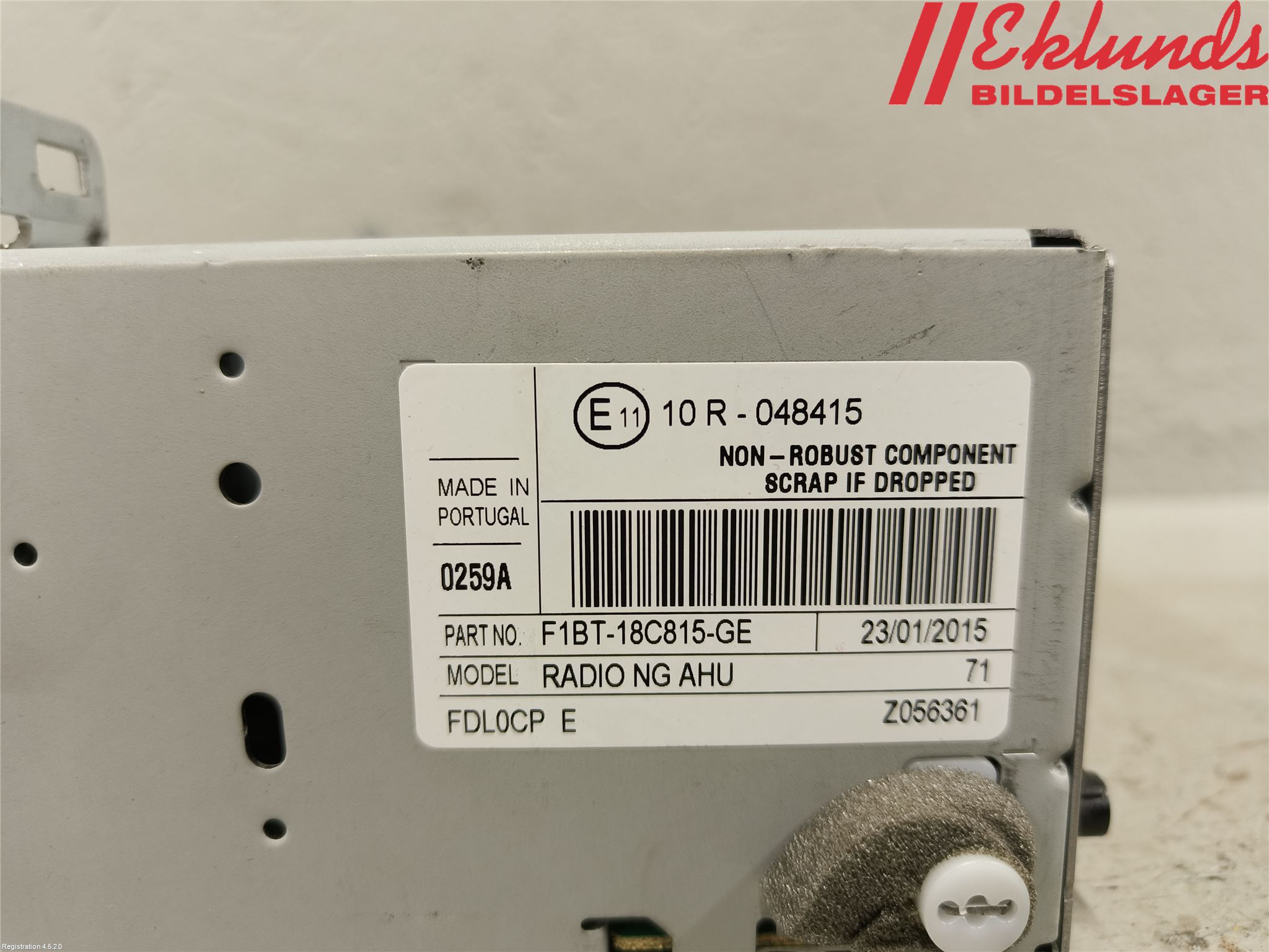 Ford TRANSIT/TOURNEO CONNECT 13-22 Cd Radio - Multimediapanel