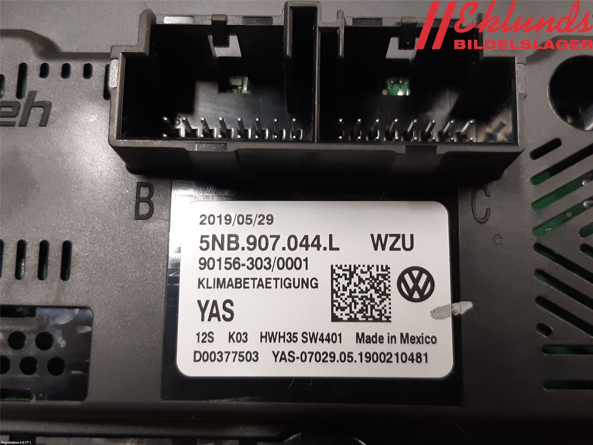 Volkswagen VW TIGUAN 16-24 Ac Styrenhet Ac Manöveren