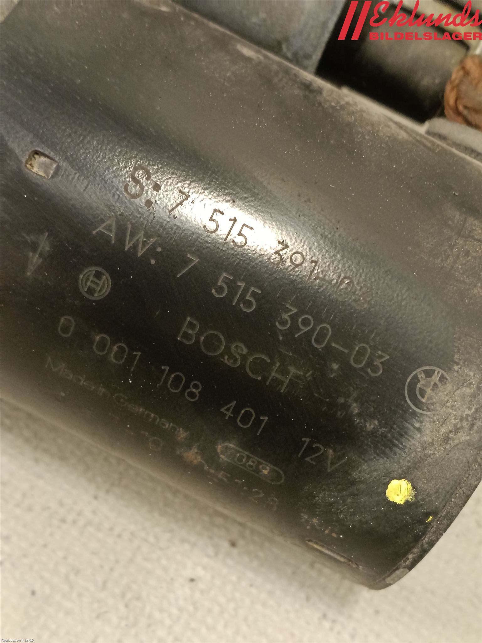 BMW 5 E60/61 Sed/Tou 02-10 Startmotor