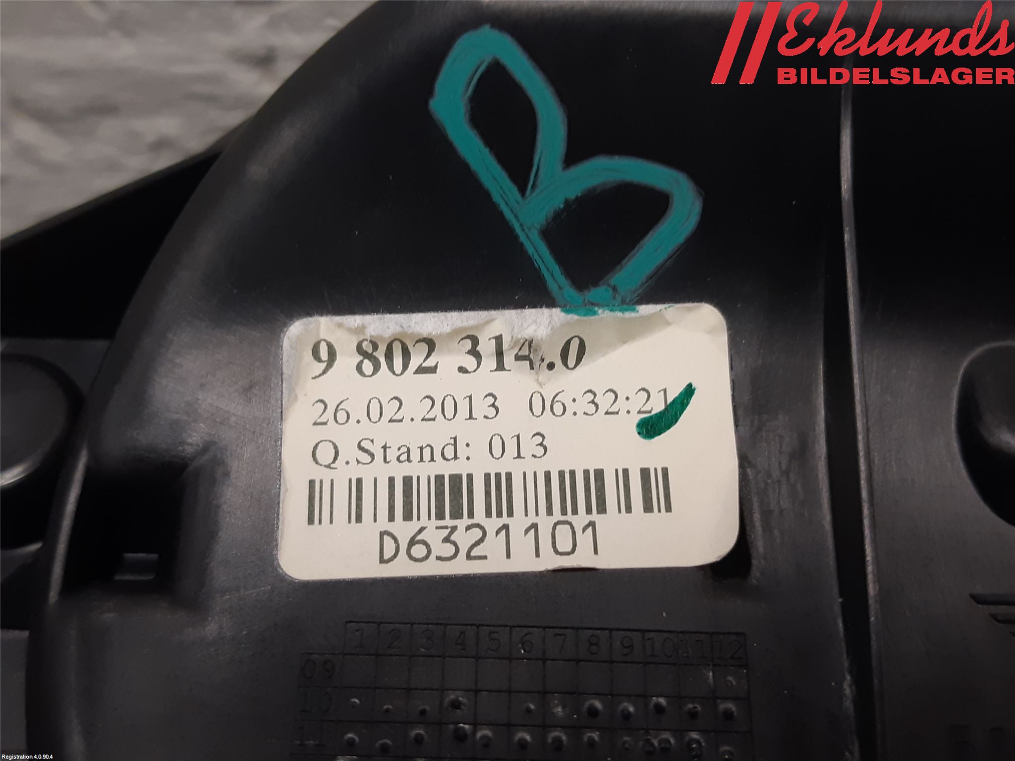 Mini COUPE R56 05-14 Bakluckehandtag