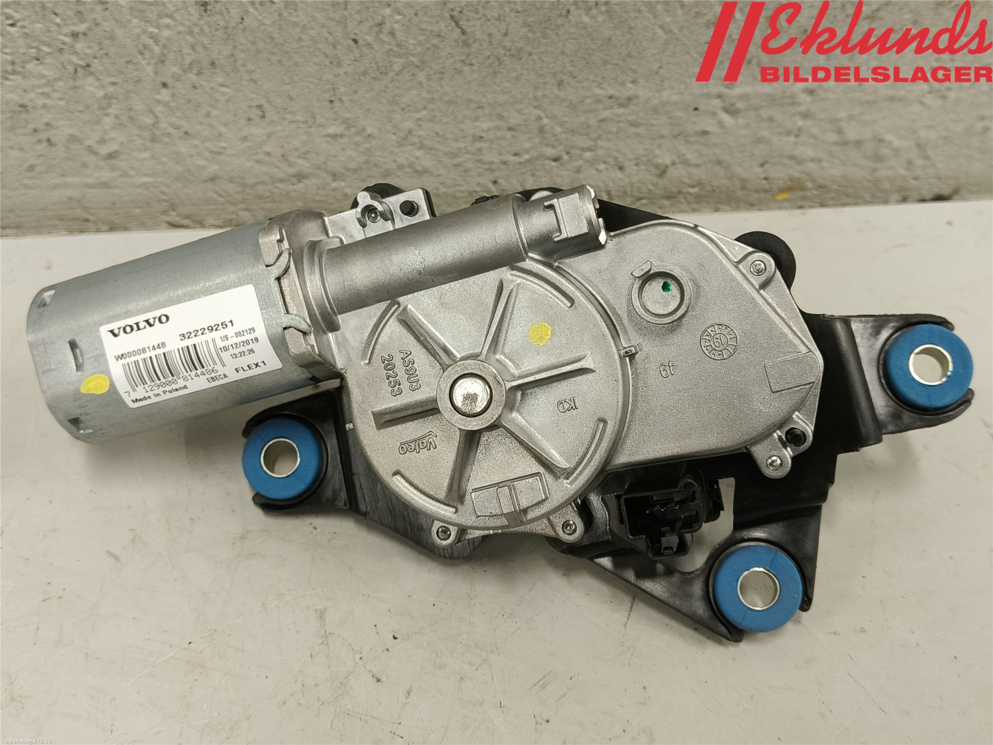 Volvo XC60 18- Torkarmotor Baklucka