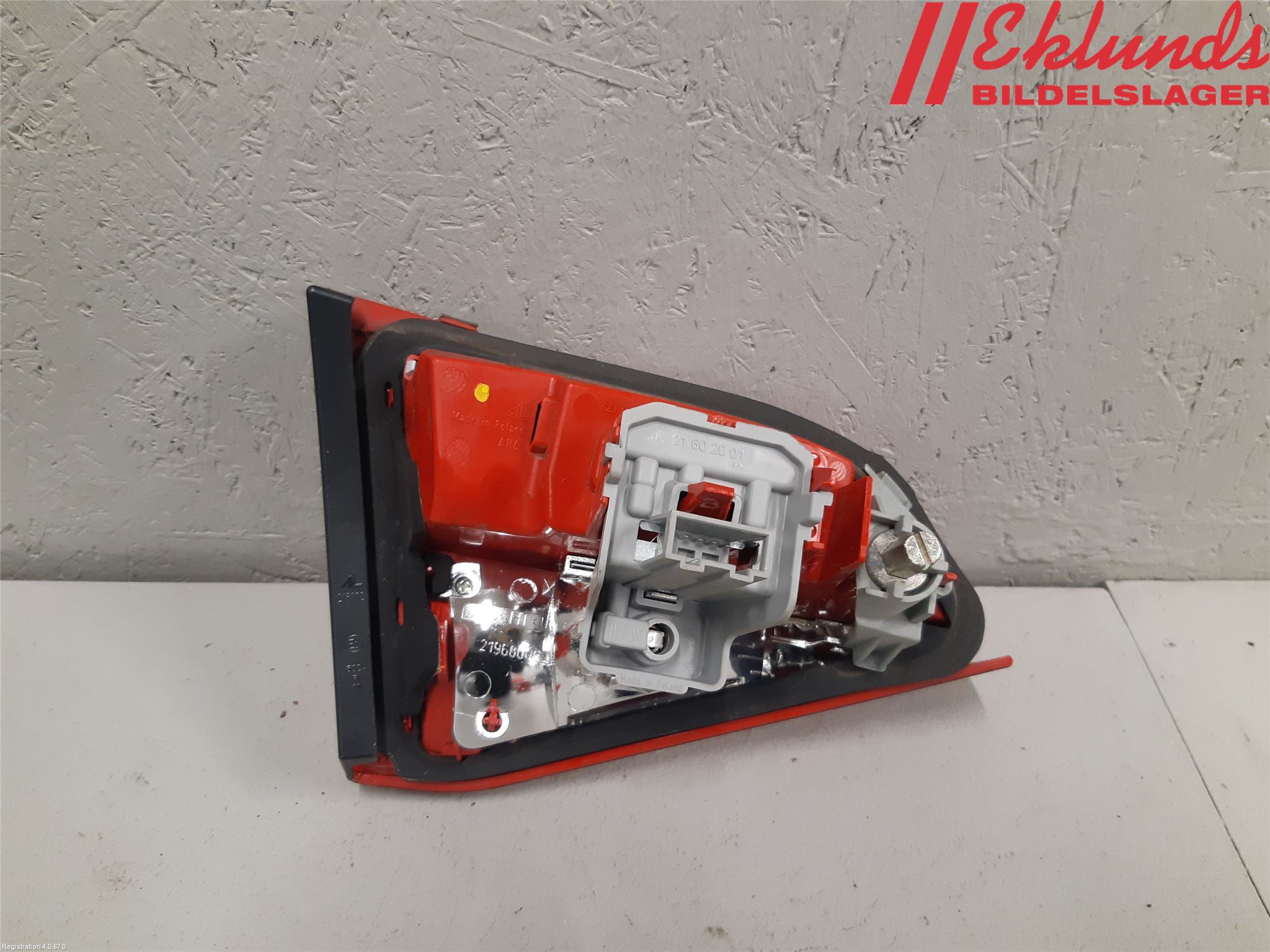 Audi A4/S4 08-11 Bakljus Lucka Hö