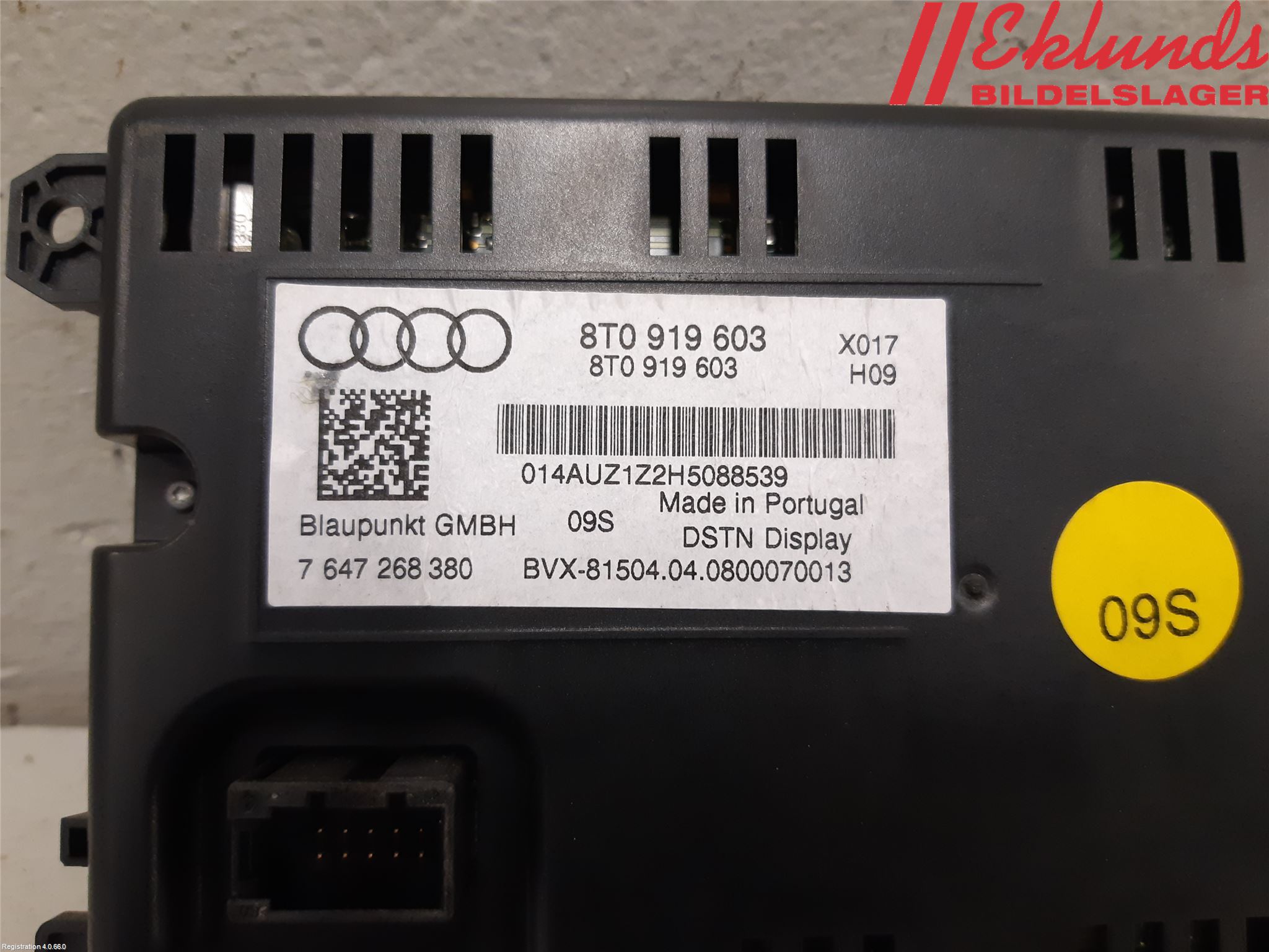 Audi A4/S4 08-11 Multifunktionsdisplay
