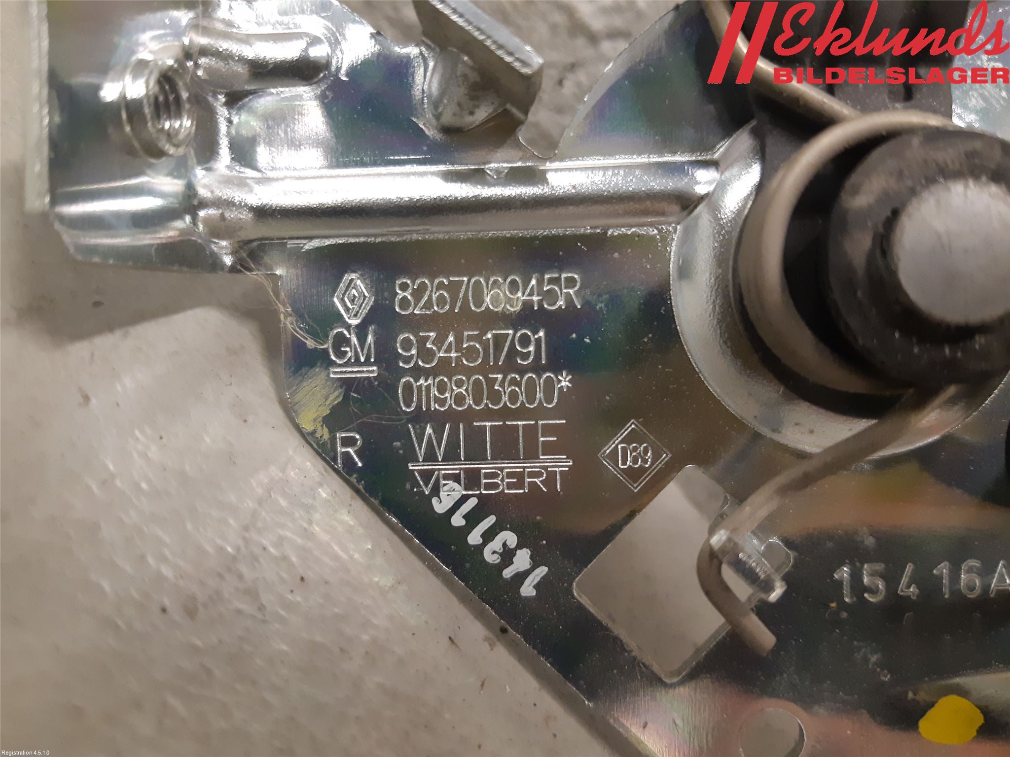 Opel VIVARO 15-19 Dörrhandtag Inre Hö