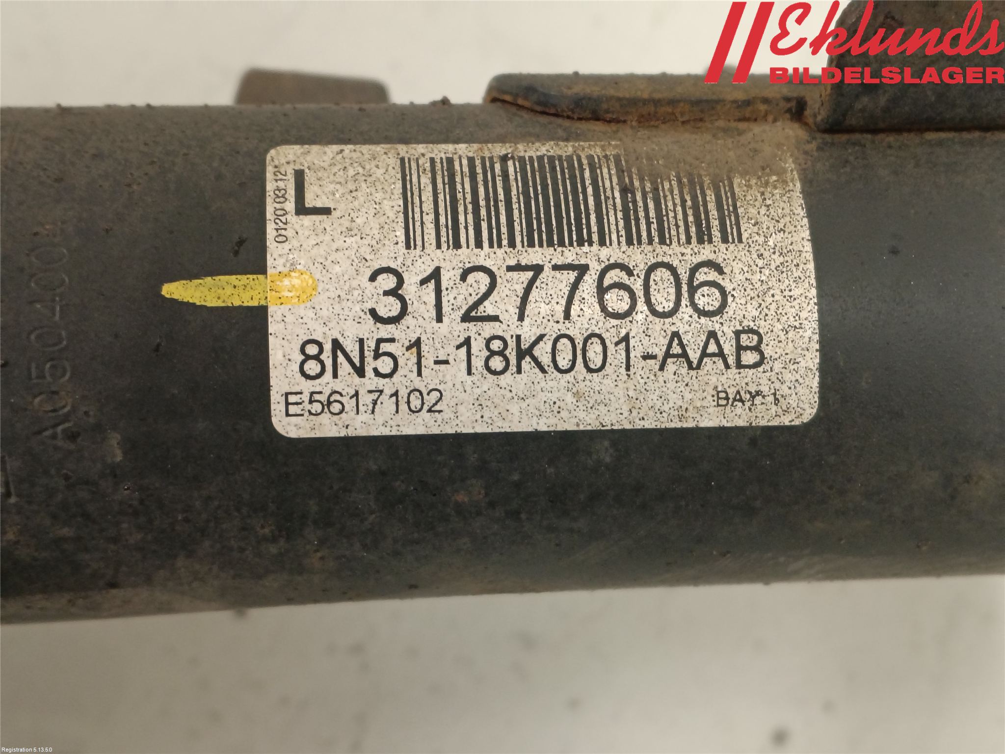Volvo S40 08-12 Fjäderben Fram Vänster