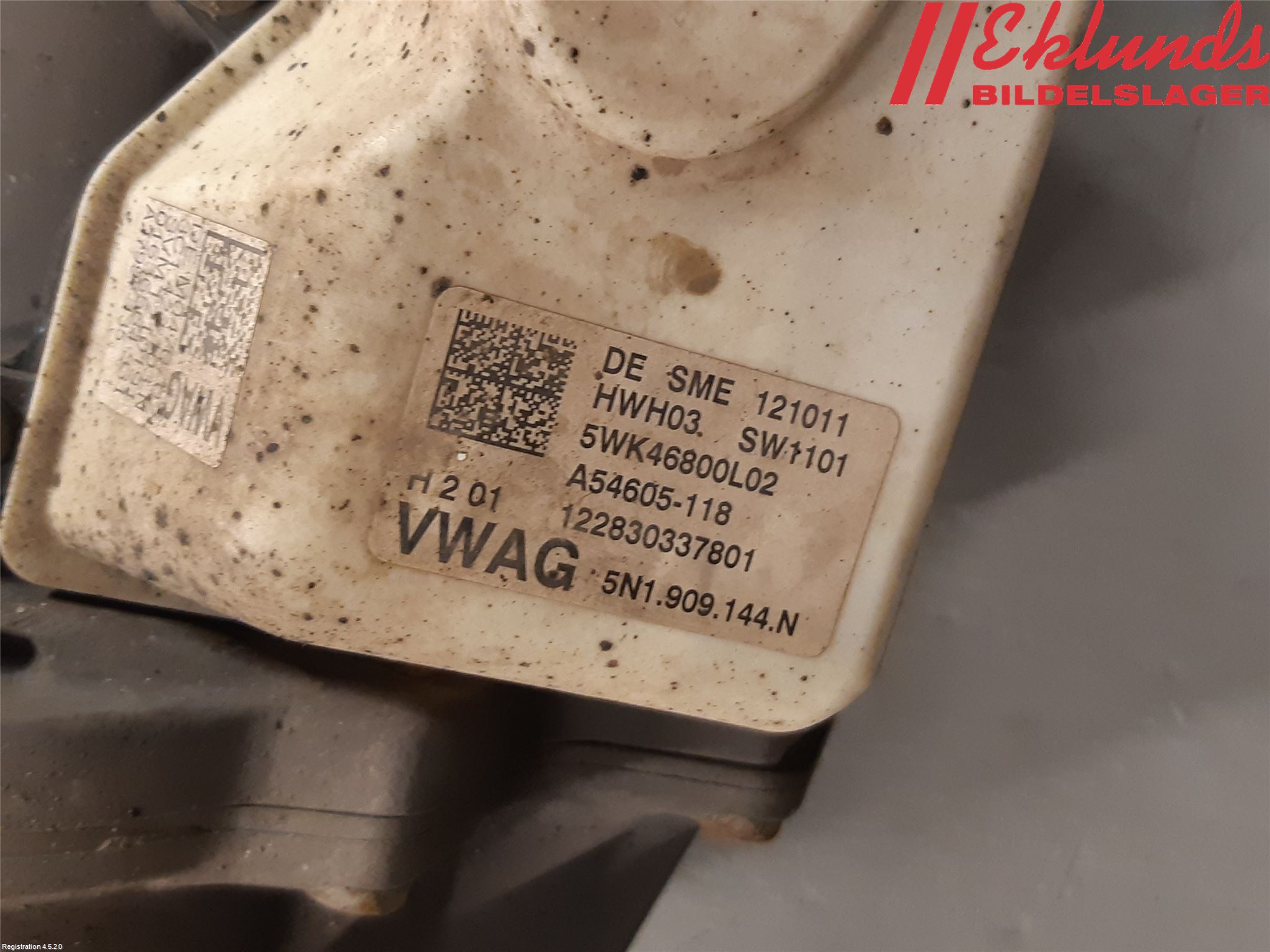 Volkswagen VW PASSAT 11-14 Styrväxel-Snäcka Elektrisk