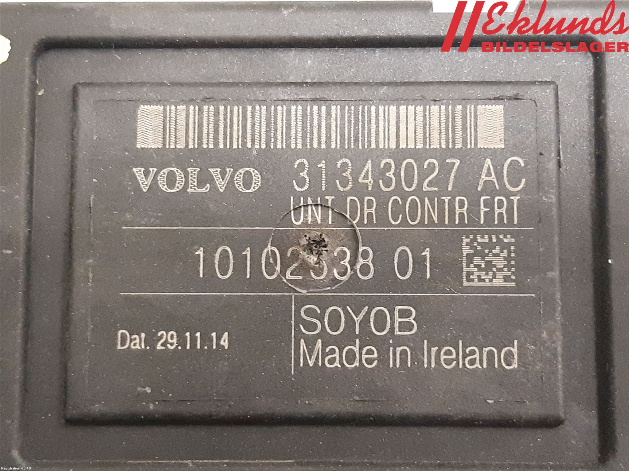 Volvo XC60 14-17 Styrenhet Dörr