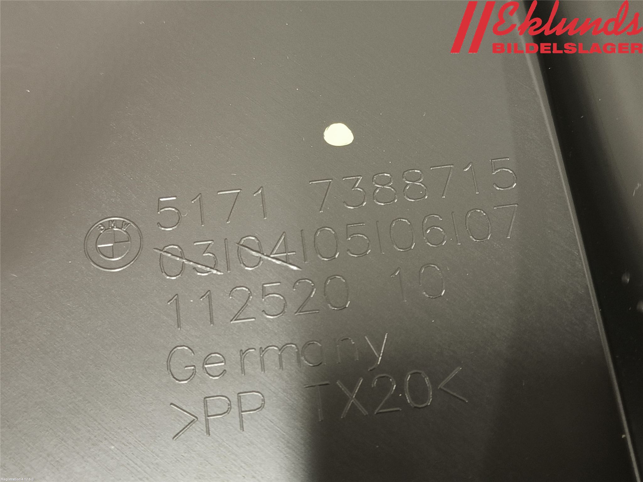 BMW 5 G30/G31/F90 17-23 Täckplast Front
