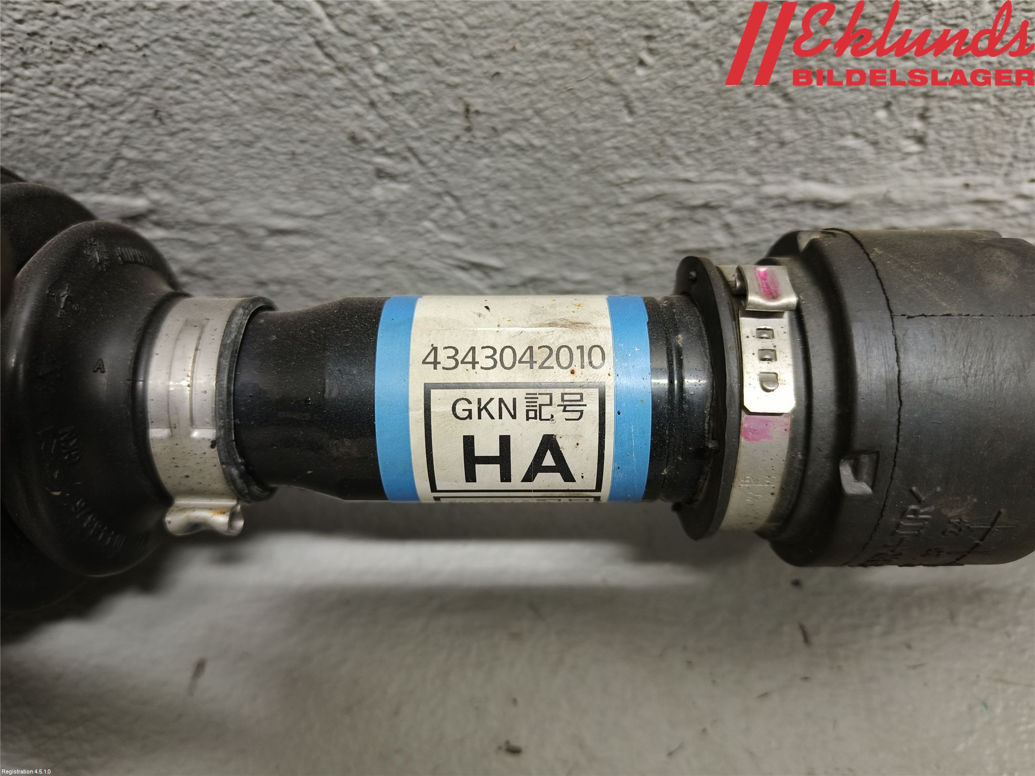 Toyota bZ4X EA10 22- Drivaxel Fram Höger