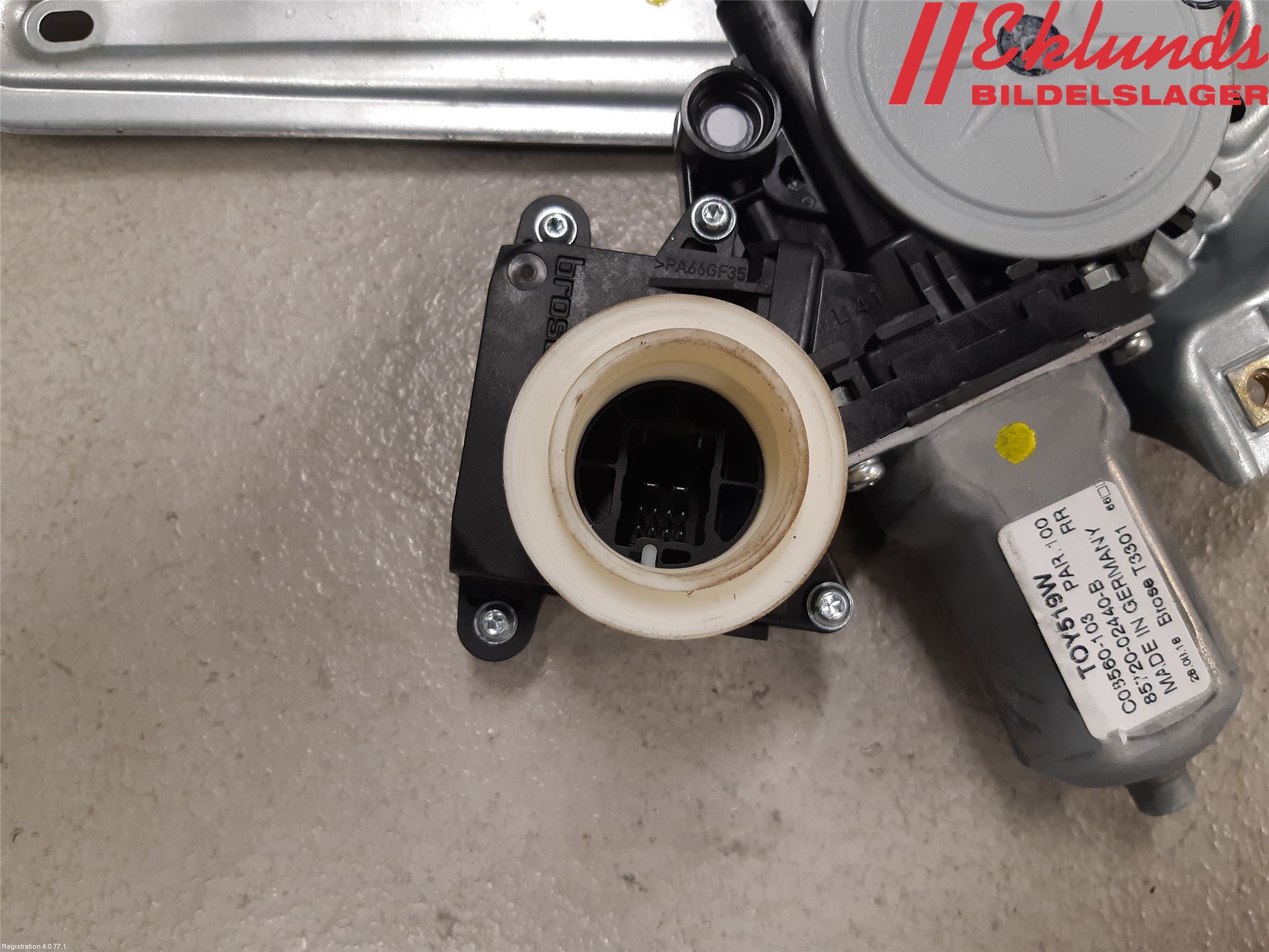 Toyota AURIS 13-19 Fönsterhiss El Kompl