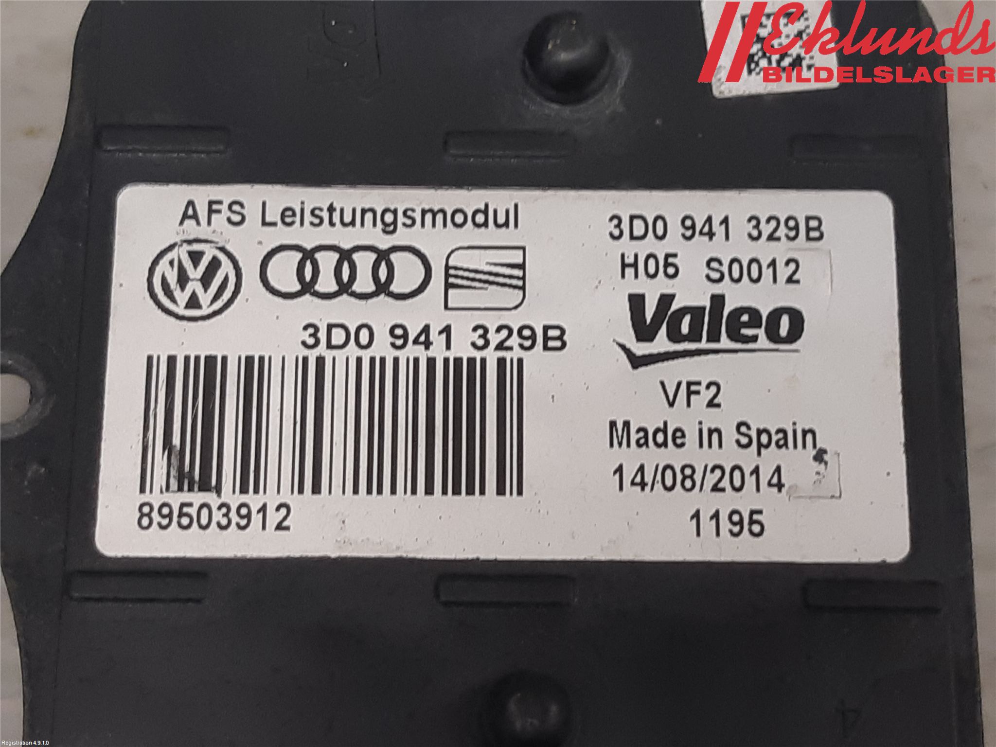 Volkswagen VW PASSAT 11-14 Styrenhet Strålkastare