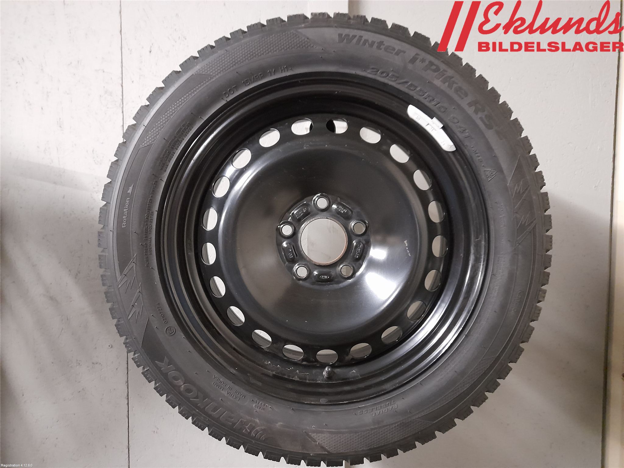 Ford FOCUS 15-18 Vinterdäck Plåtfälg 4St