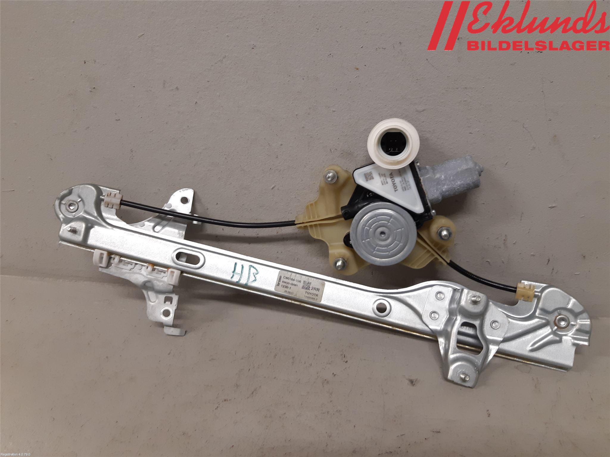 Toyota COROLLA 19- Fönsterhiss El Kompl