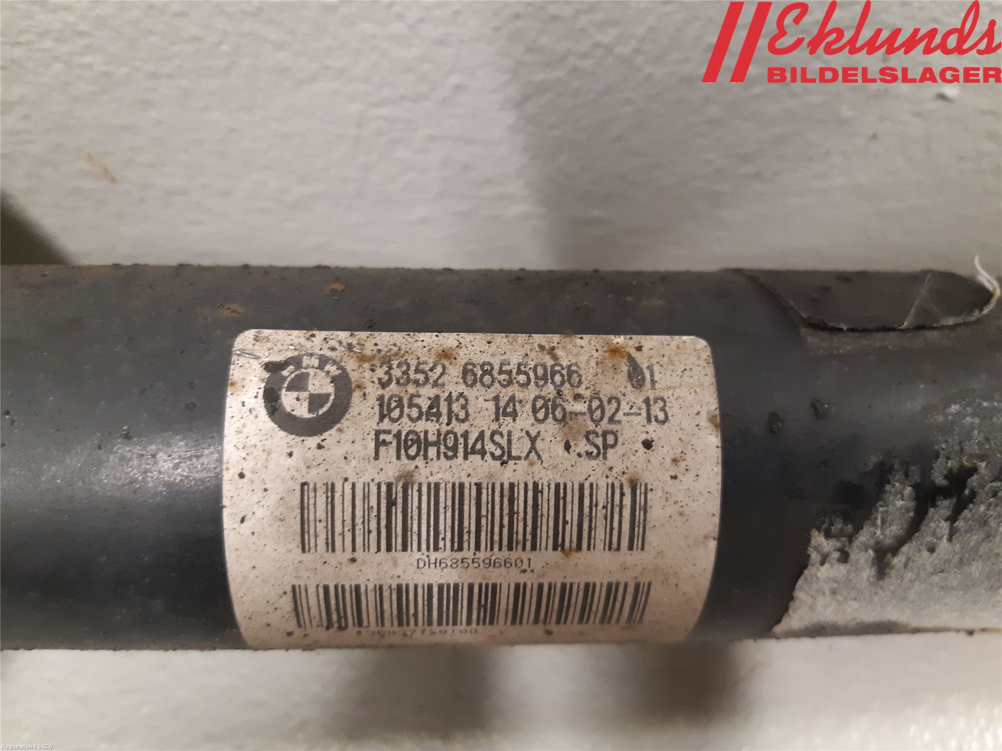BMW 5 F10/F11/F18 09-17 Fjäderben Bak Vänster