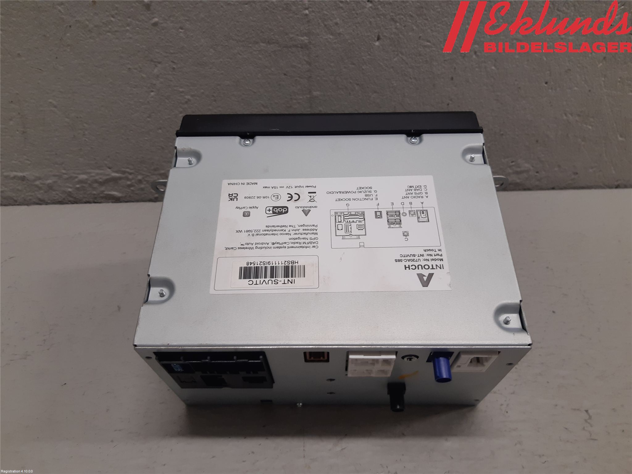 Suzuki VITARA 15- Cd Radio - Multimediapanel