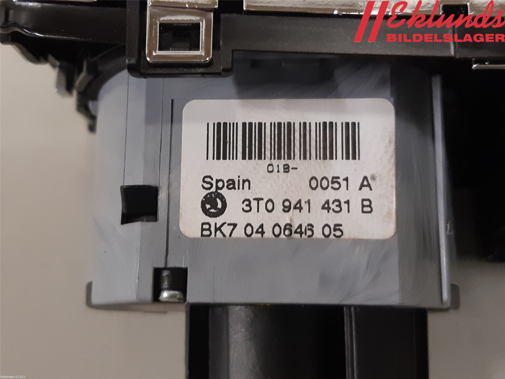 Skoda SUPERB 09-15 Strömställare Ljus