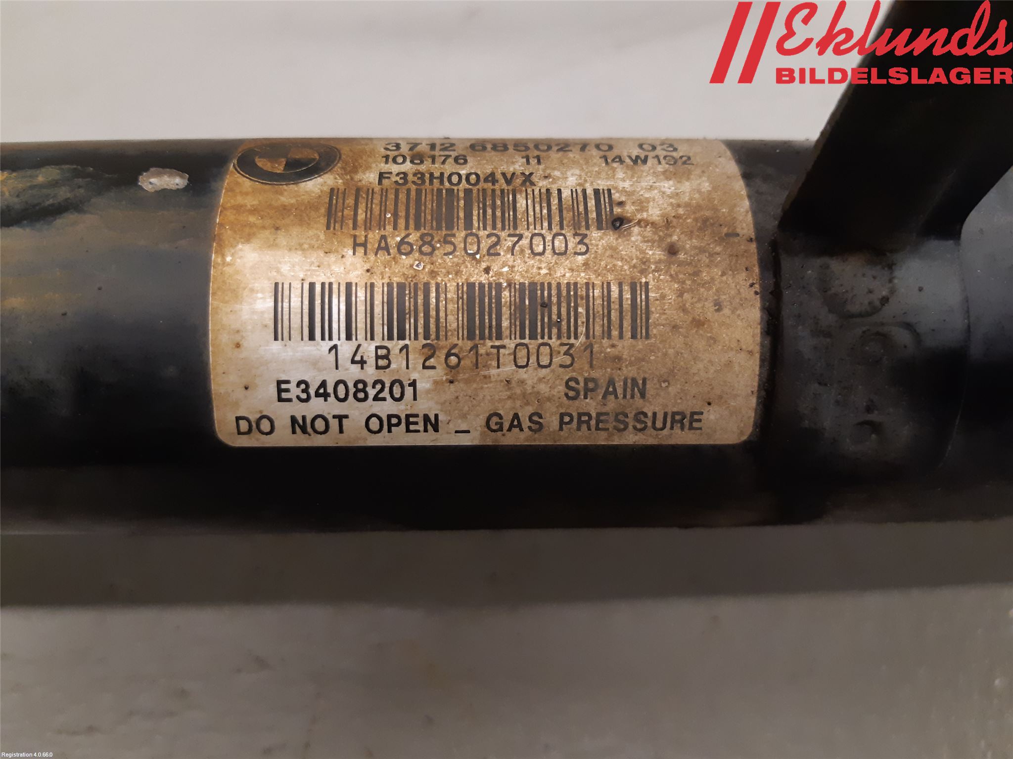 BMW 4 F32/F33/F82/F83 13-20 Stötdämpare Bak