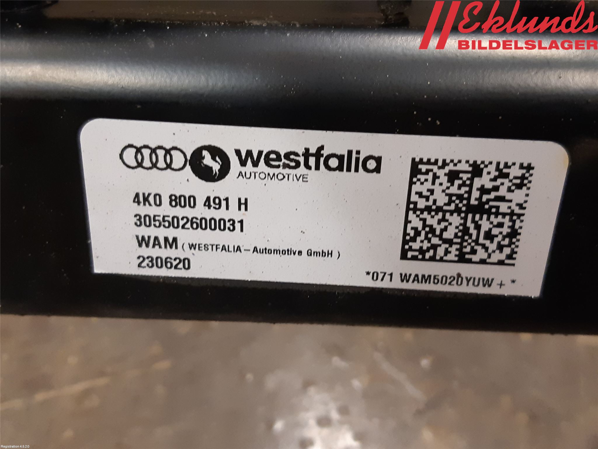 Audi A6 F2/C8 19- Dragkrok