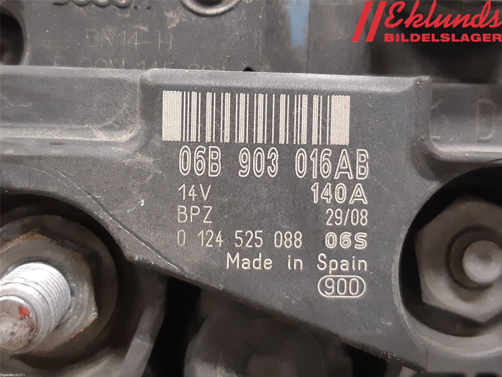 Audi A3/S3 05-13 Generator