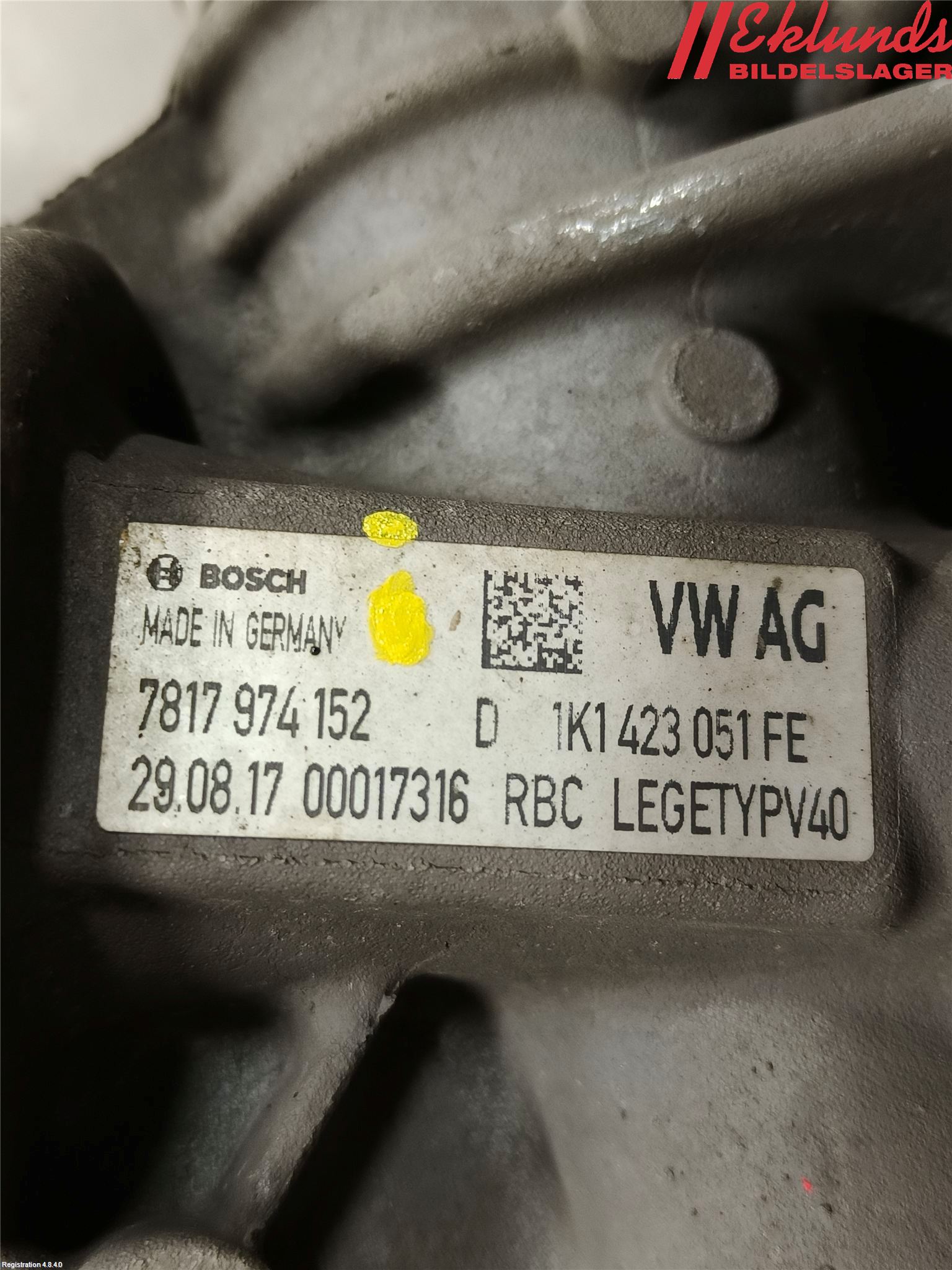 Volkswagen VW CADDY 16-20 Styrväxel-Snäcka Elektrisk