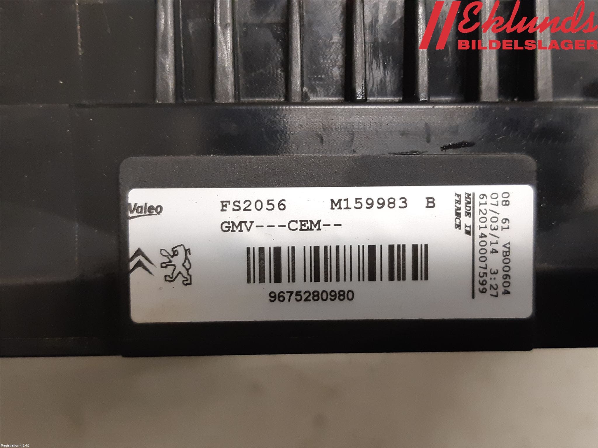 Citroen C3 10-17 Kylfläkt El