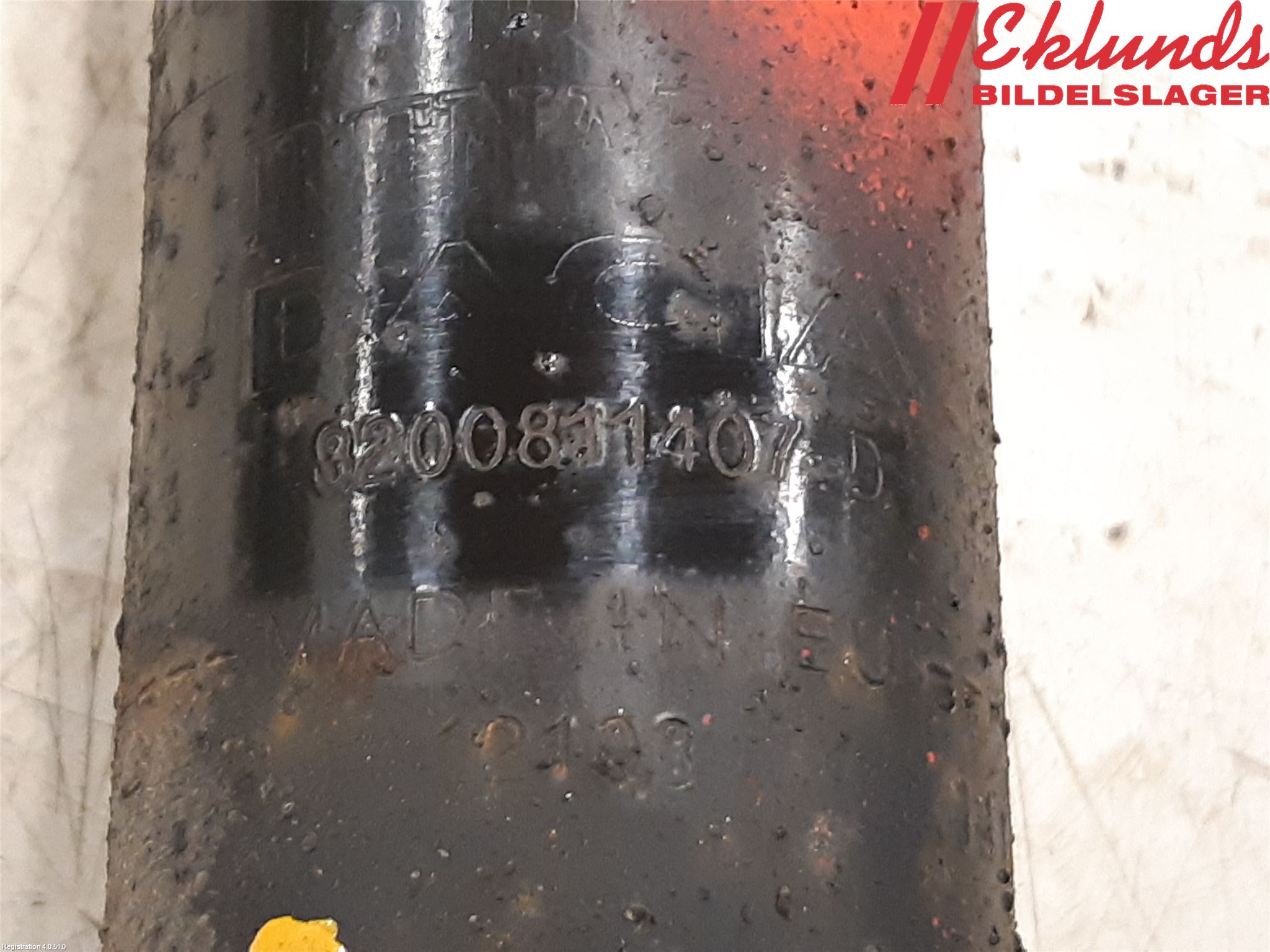 Dacia DUSTER 10-17 Fjäderben Bak Vänster