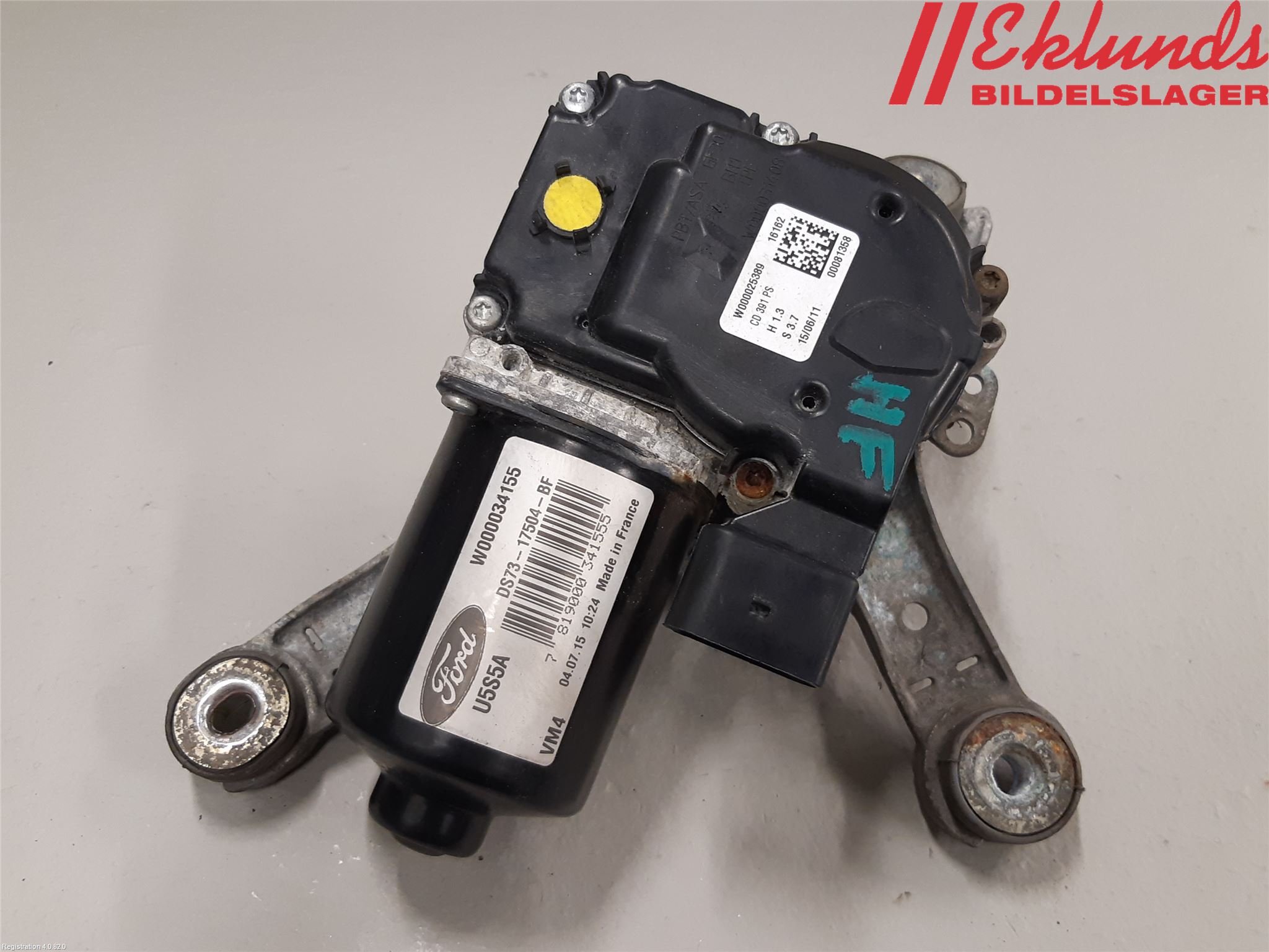 Ford MONDEO 15-22 Torkarmotor Vindruta