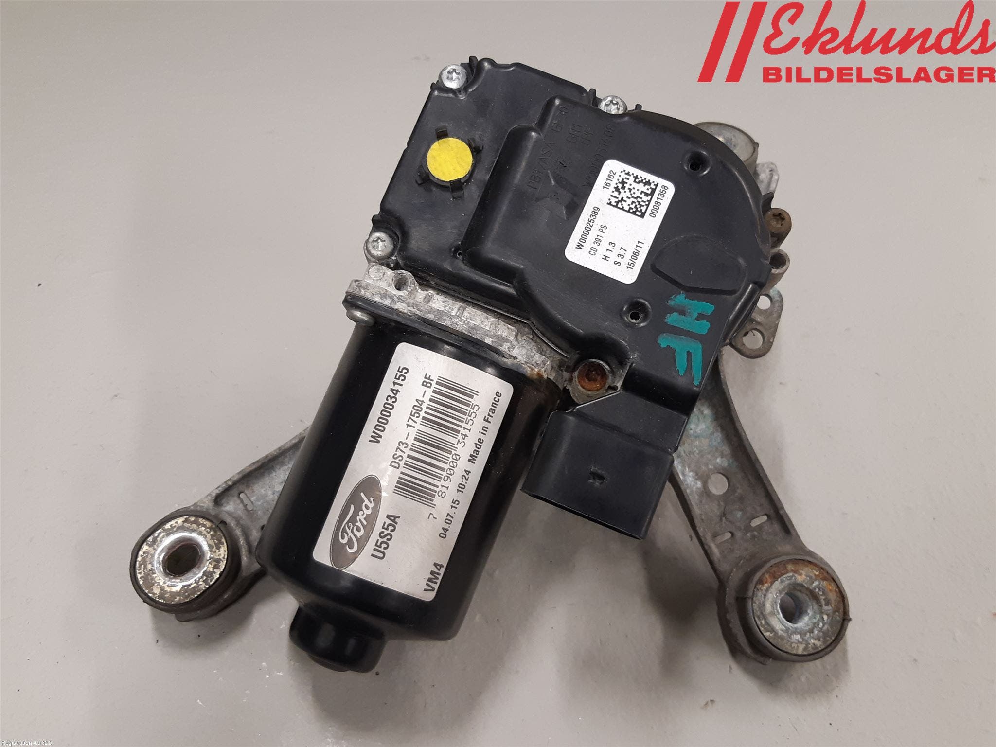 Ford MONDEO 15-22 Torkarmotor Vindruta