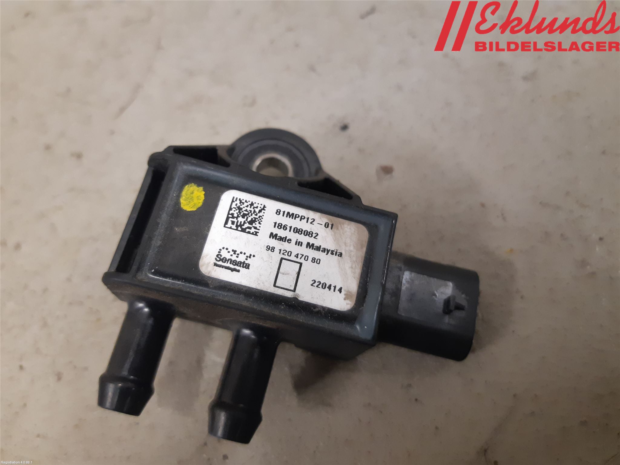 Citroen COTROEN C3 17-24 Givare Temp-Tryck Avgas