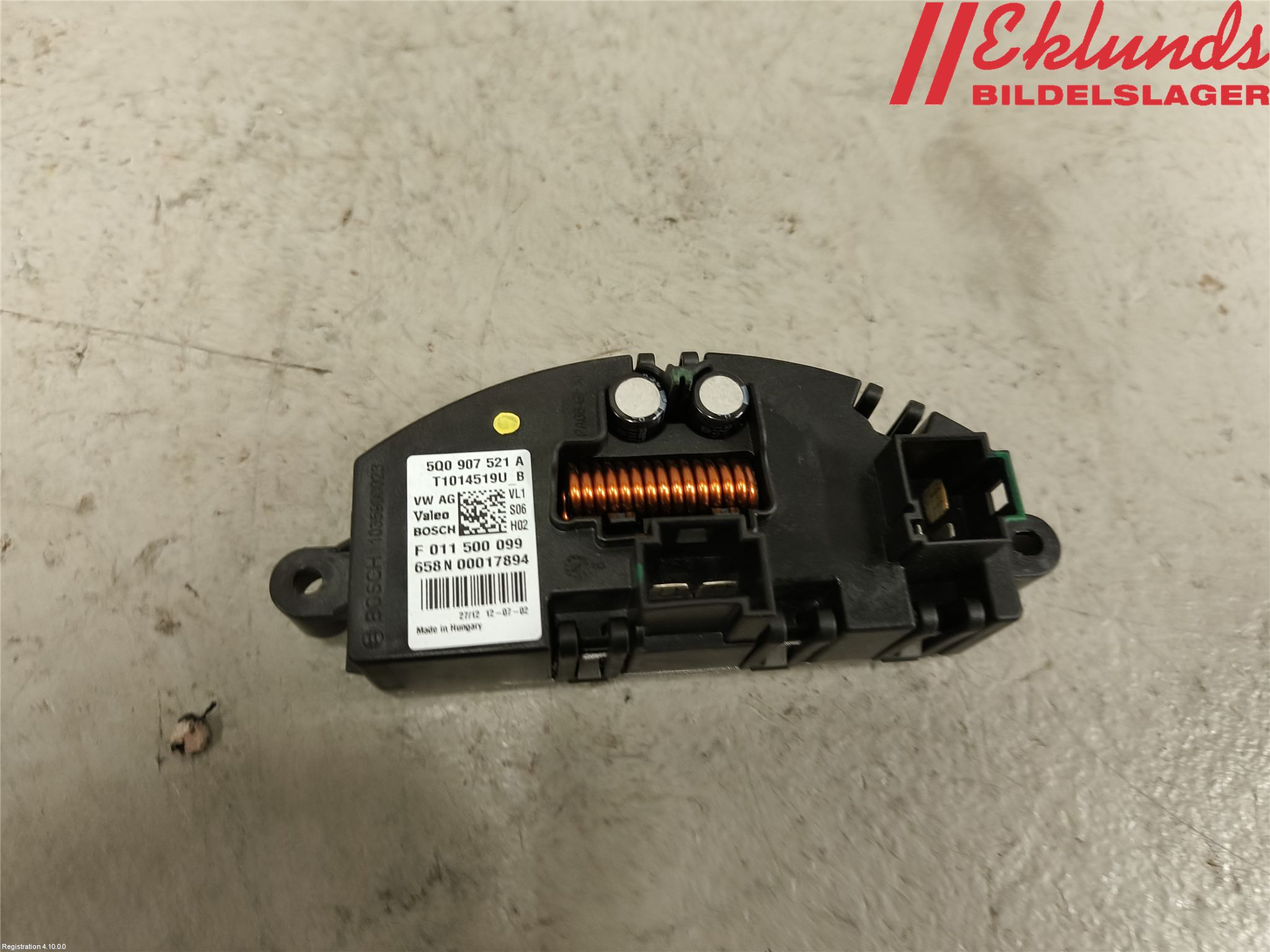 Audi A3/S3 8V 13-20 Värmefläktsmotstånd