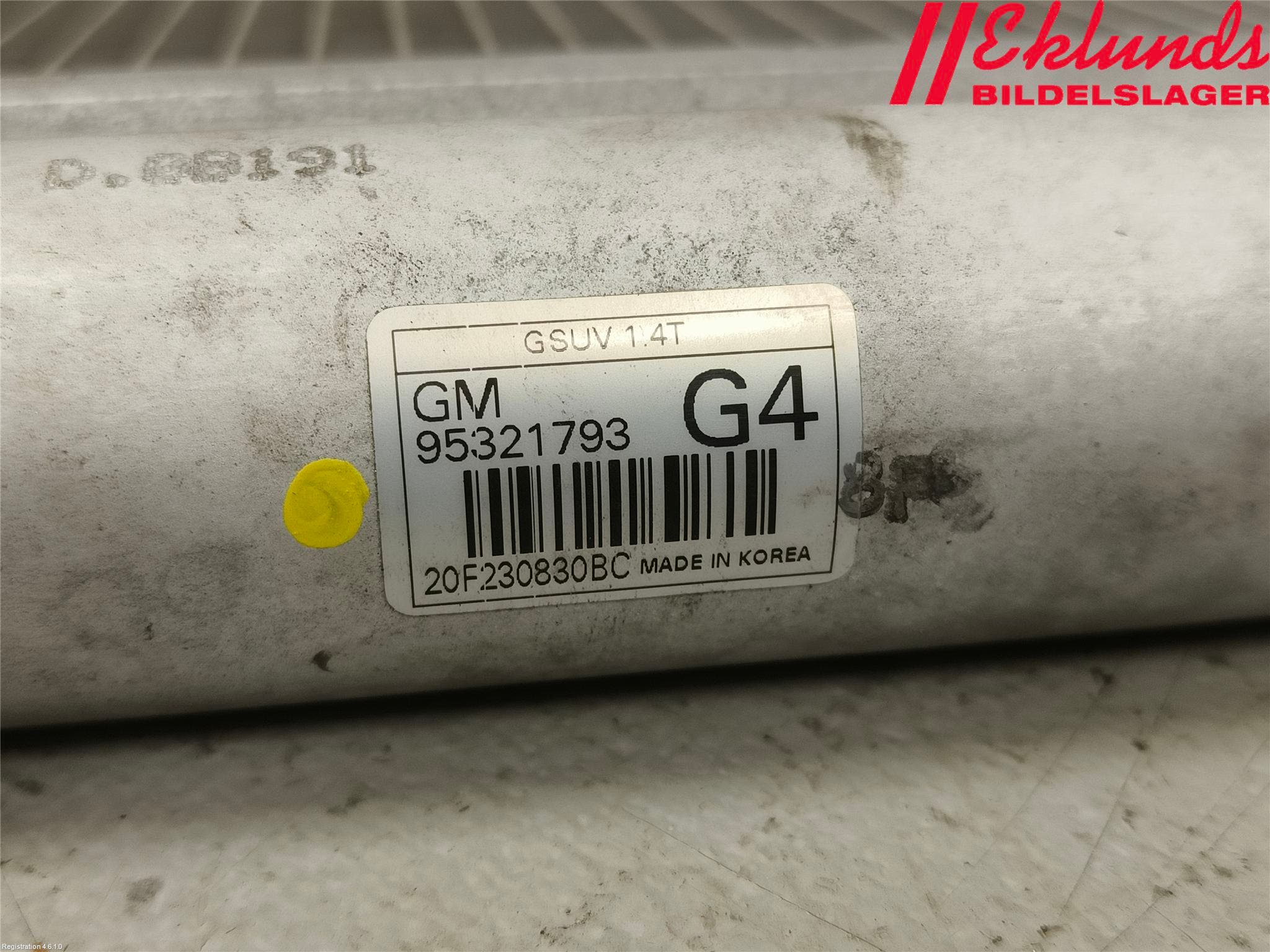 Opel MOKKA 13-20 Ac Kondensor-Kylare