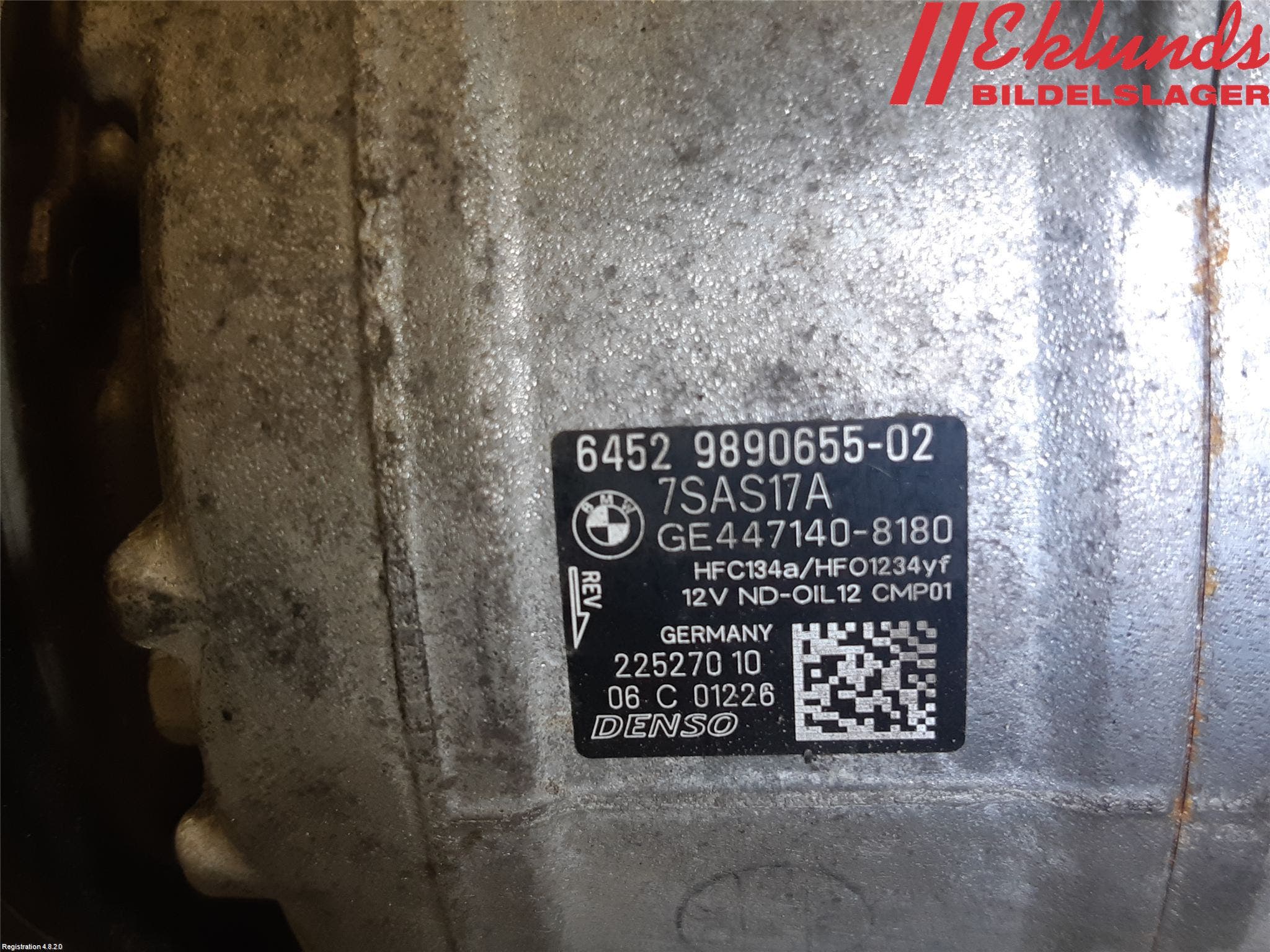 BMW 5 G30/G31/F90 17-23 Ac Kompressor