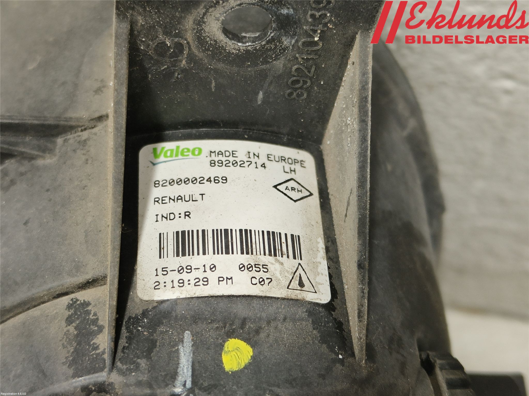 Renault CLIO III  09-12 Dimljus-Varselljus Fram
