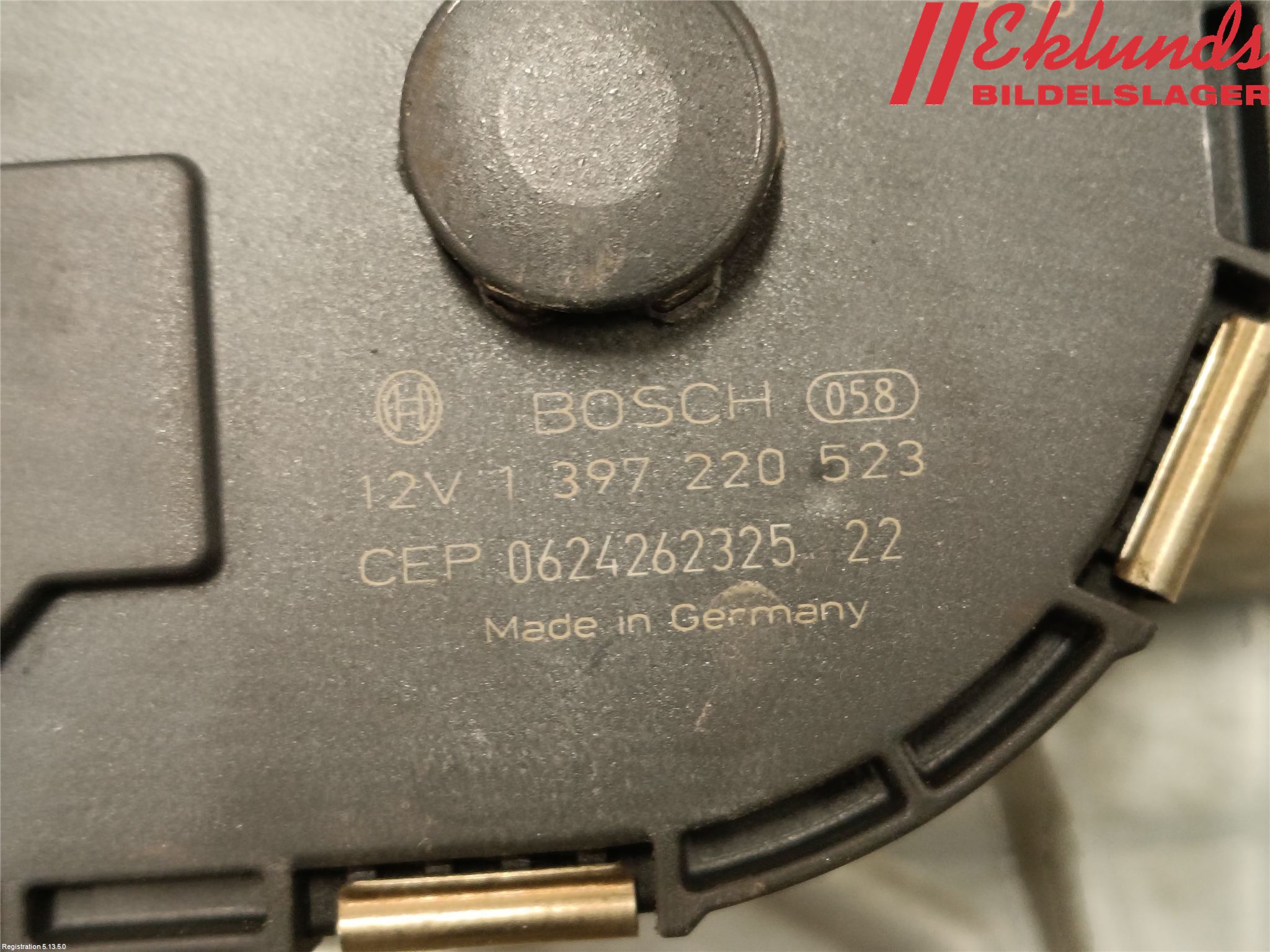 Volvo S80 07-13 Torkarmotor Vindruta