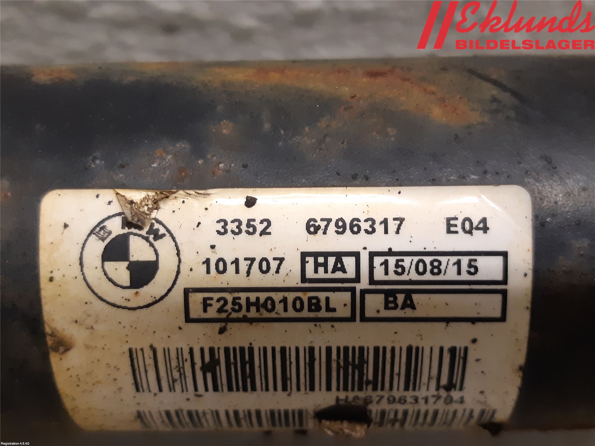 BMW X3 F25 10-17 Fjäderben Bak Höger