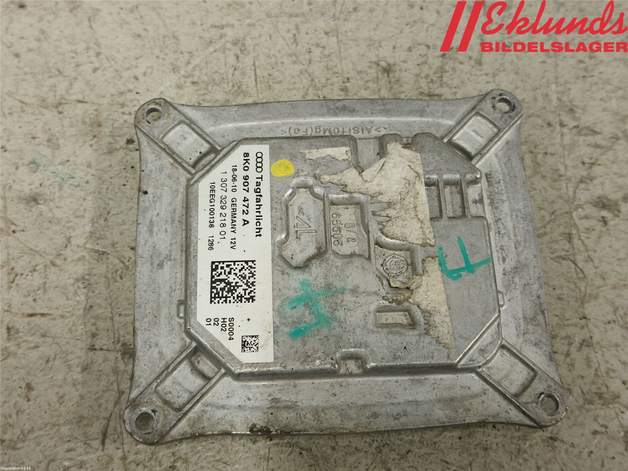 Audi A4/S4 08-11 Styrenhet Strålkastare