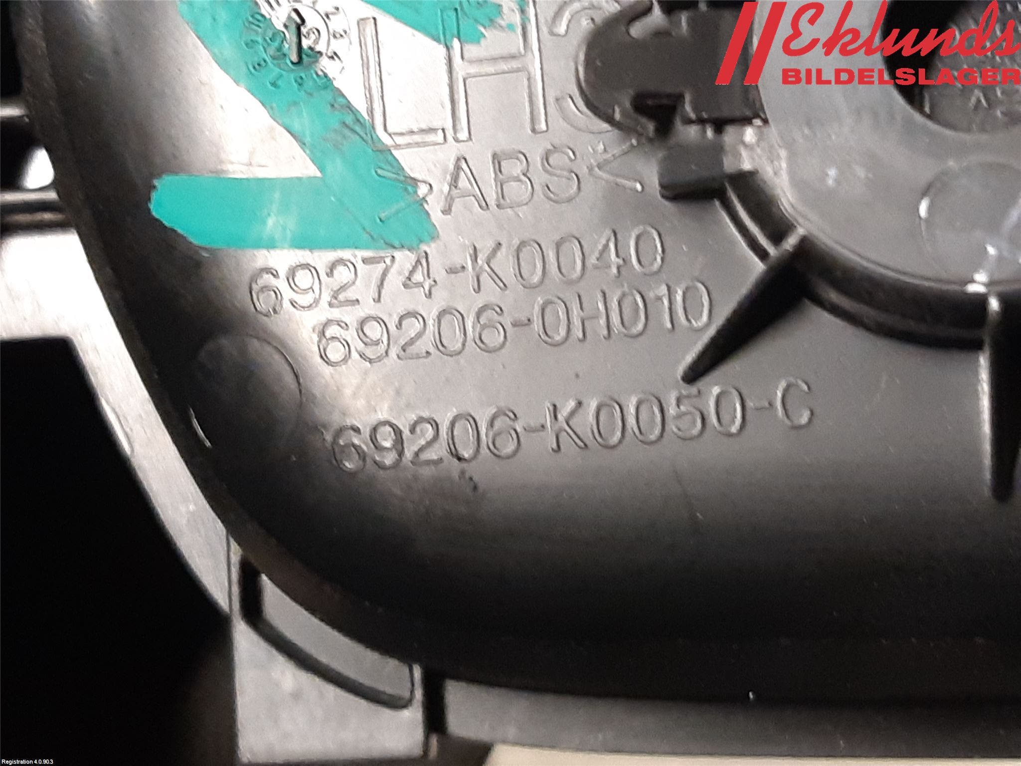 Toyota YARIS XP21 20- Dörrhandtag Inre Vä