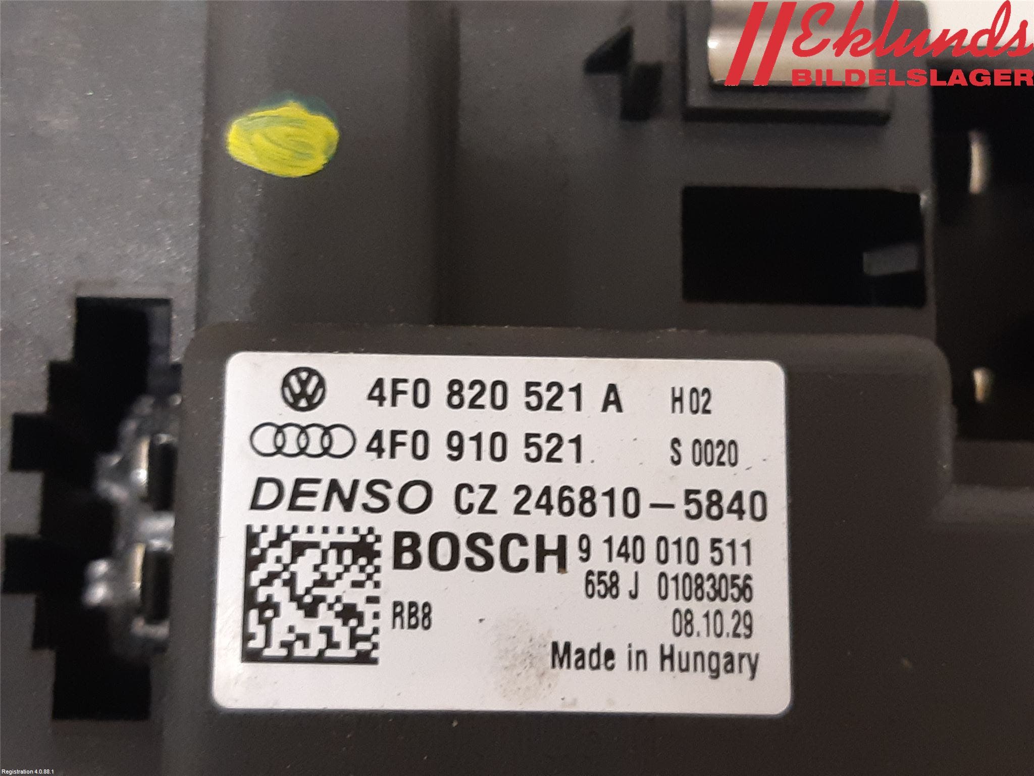 Audi A6/S6 05-11 Värmefläktsmotstånd