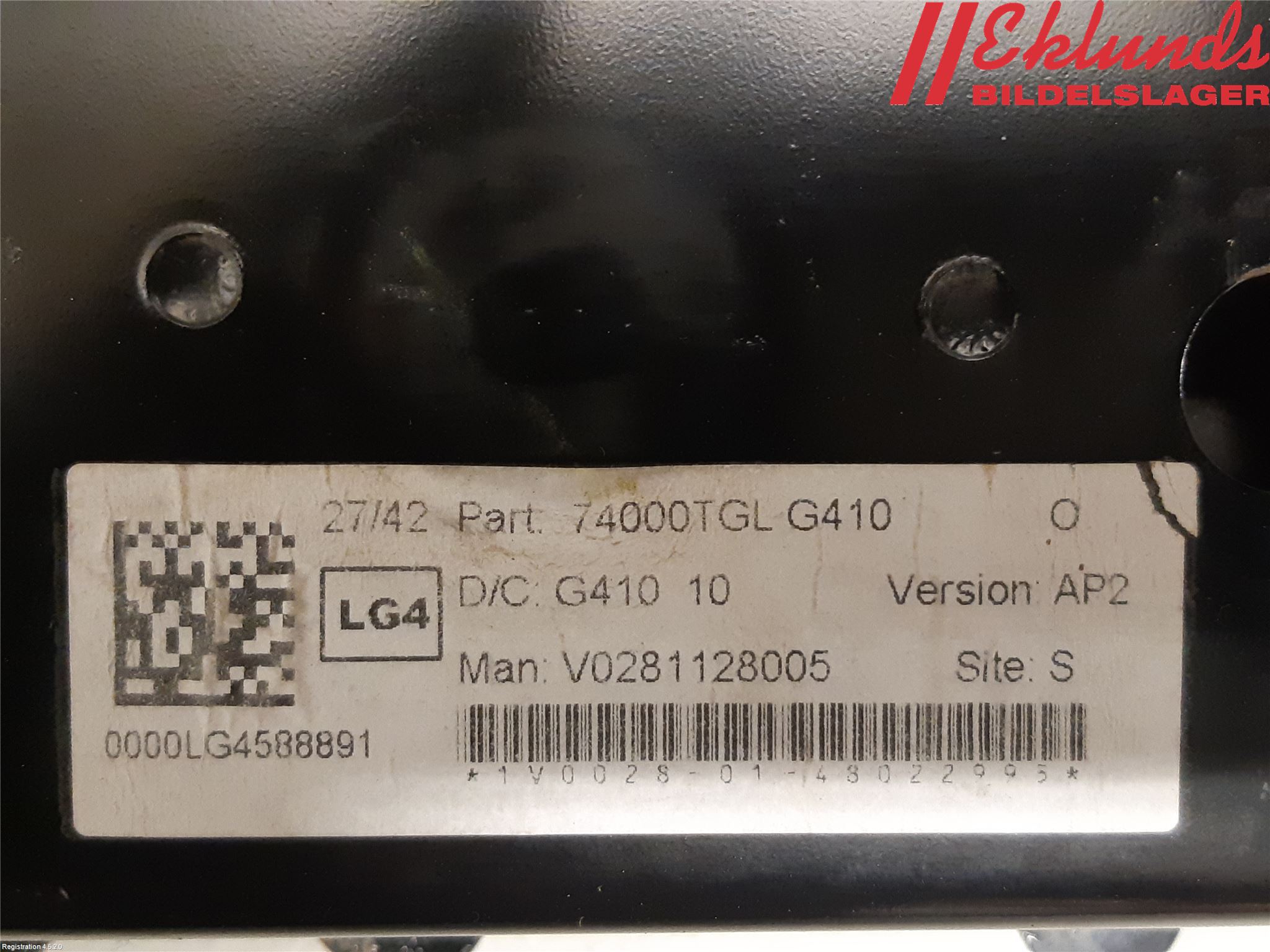 Honda CIVIC 17-22 Frontplåt