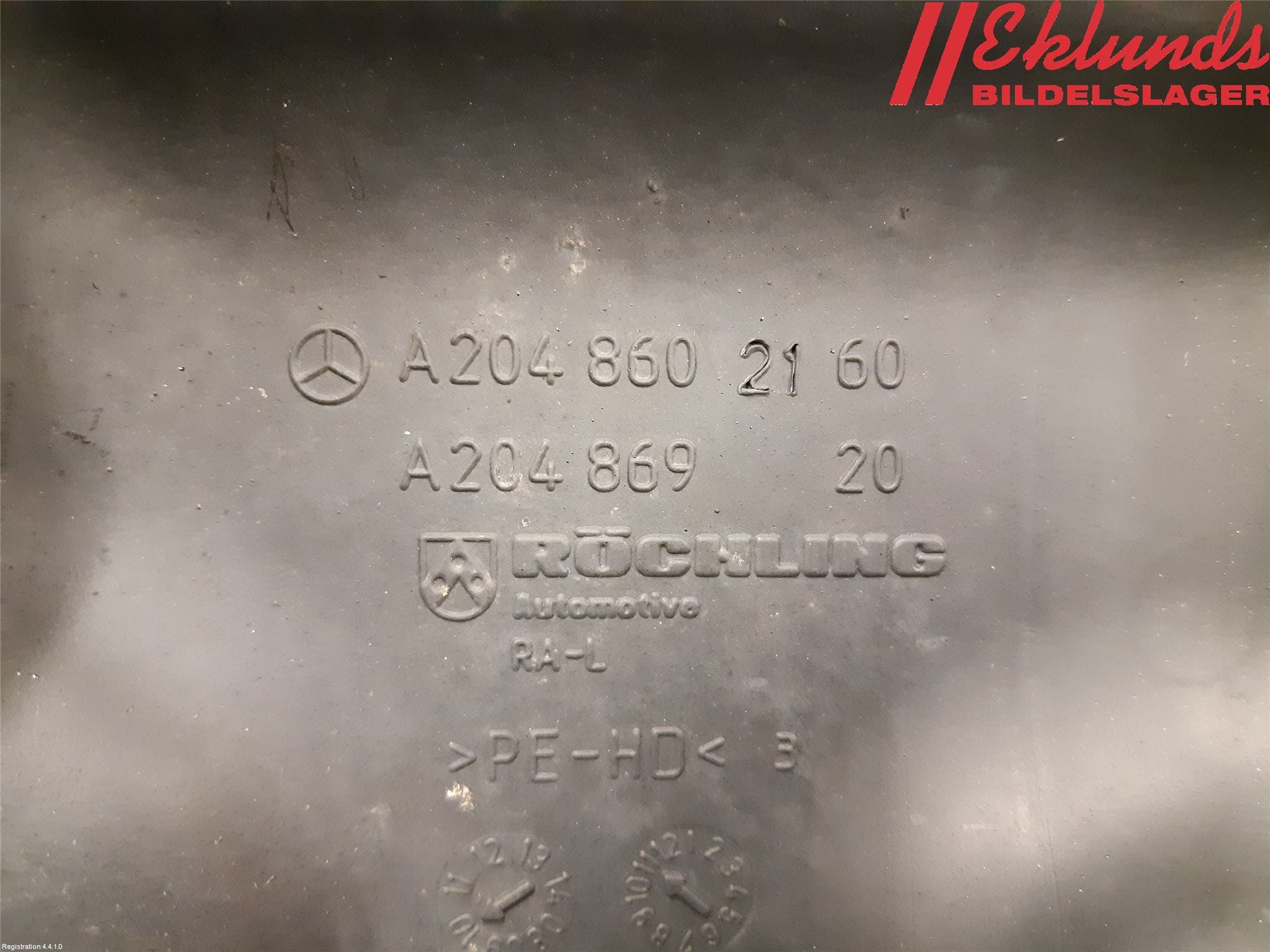 Mercedes-Benz MB C-KLASS (W204) 07-15 Spolartank Vindruta-Strål