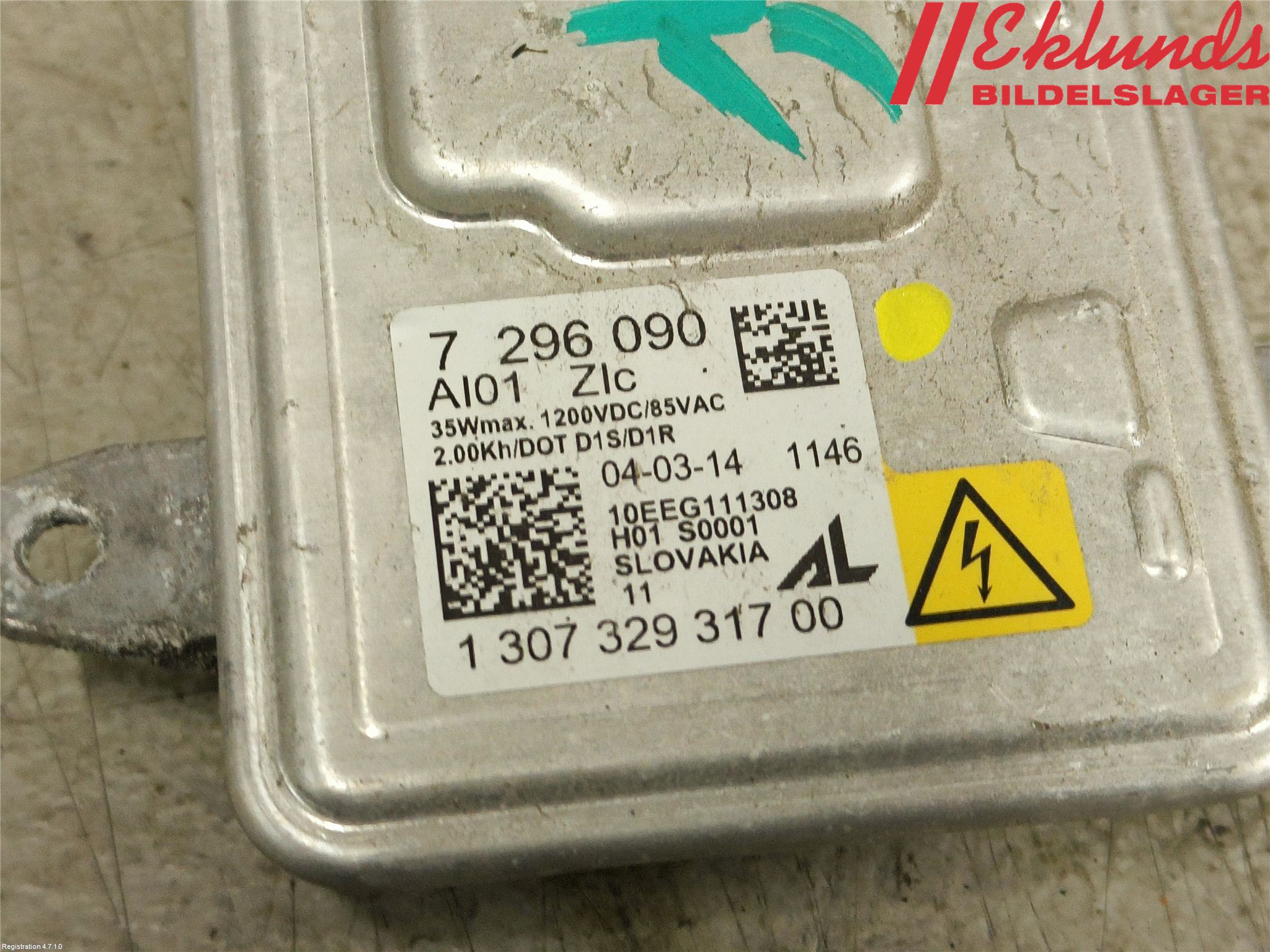 BMW 3 GT F34 13-19 Styrenhet Strålkastare