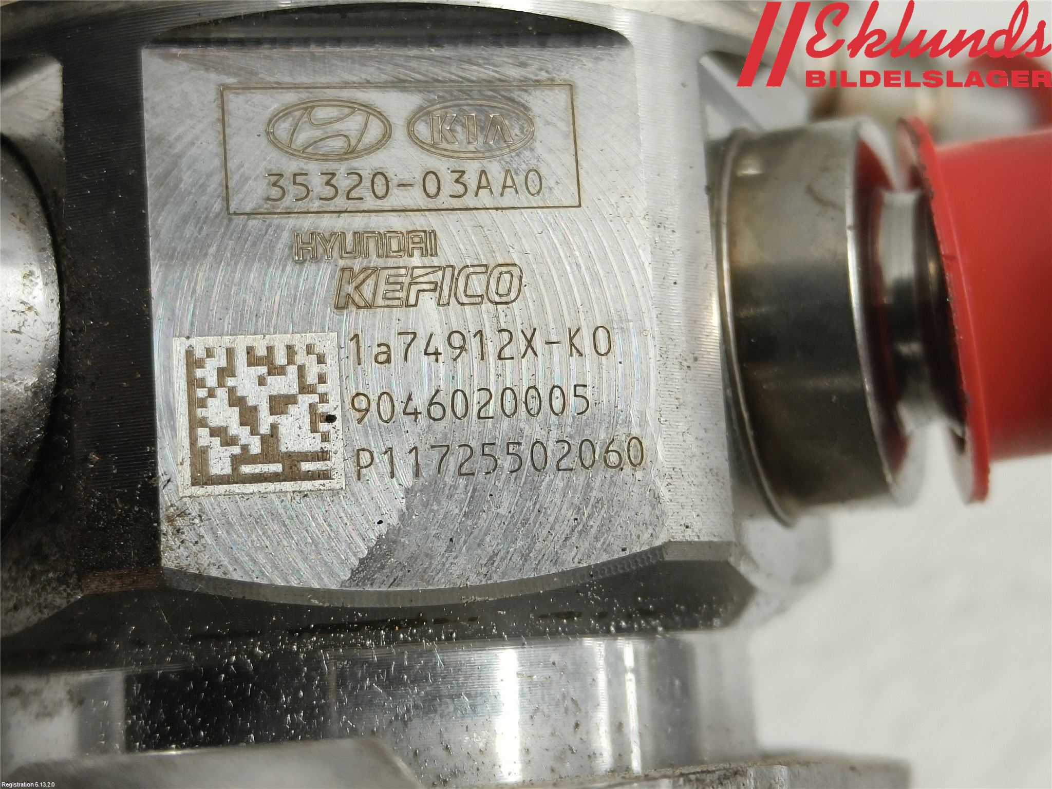 Kia NIRO (DE) 17-22 Bränslepump Mek