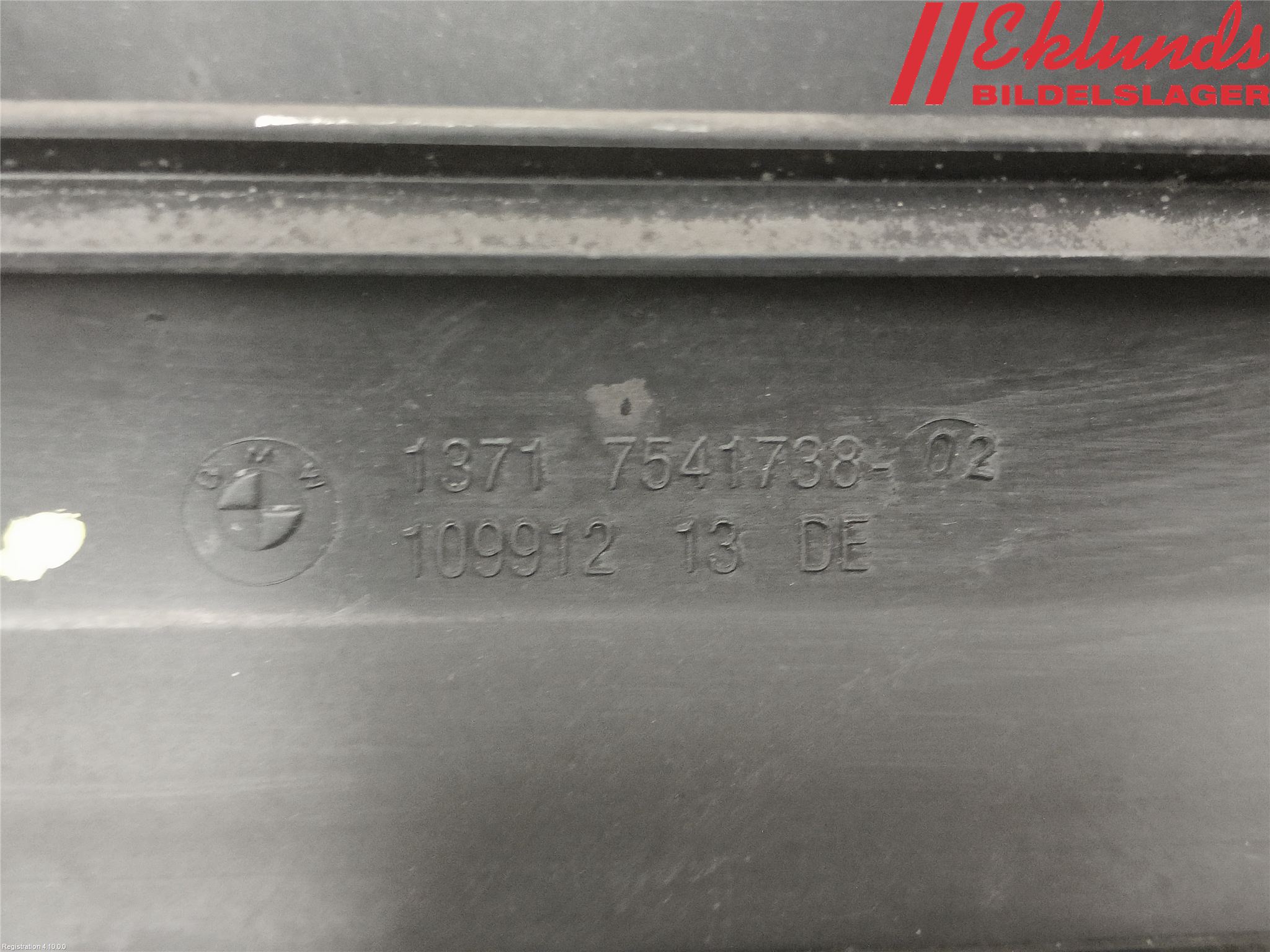 BMW 3 E90/91 SED/TOU 05-12 Deflektor Plåt-Plast Kylning
